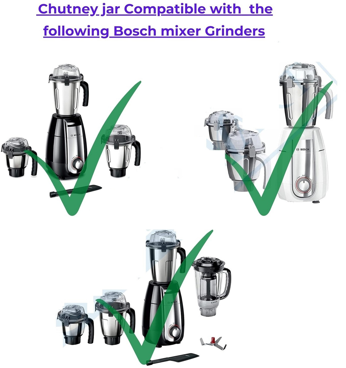 Image of SVA replacement jar for Bosch Mixer Grinder Juicer jar Mixer Juicer Jar