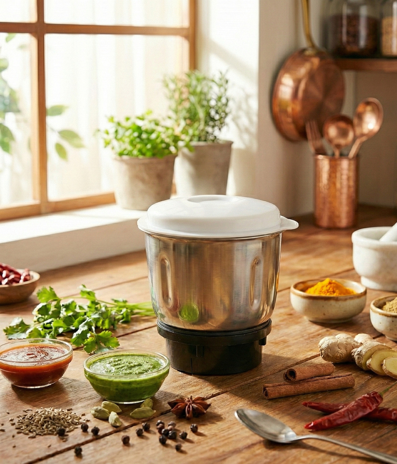 Image of grindify Mixer Grinder Chutney Jar Sumeet /Preethi /Prestige Mixer Juicer Jar