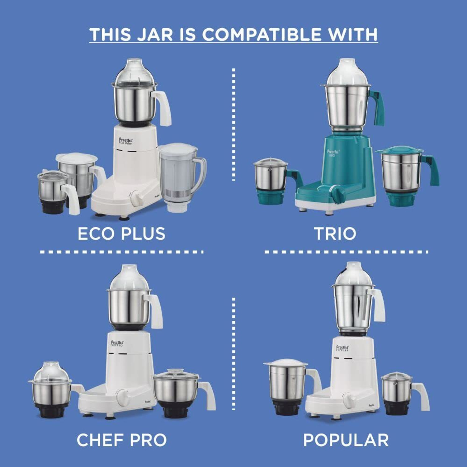 Image of Preethi MGA 515 Mixer Juicer Jar