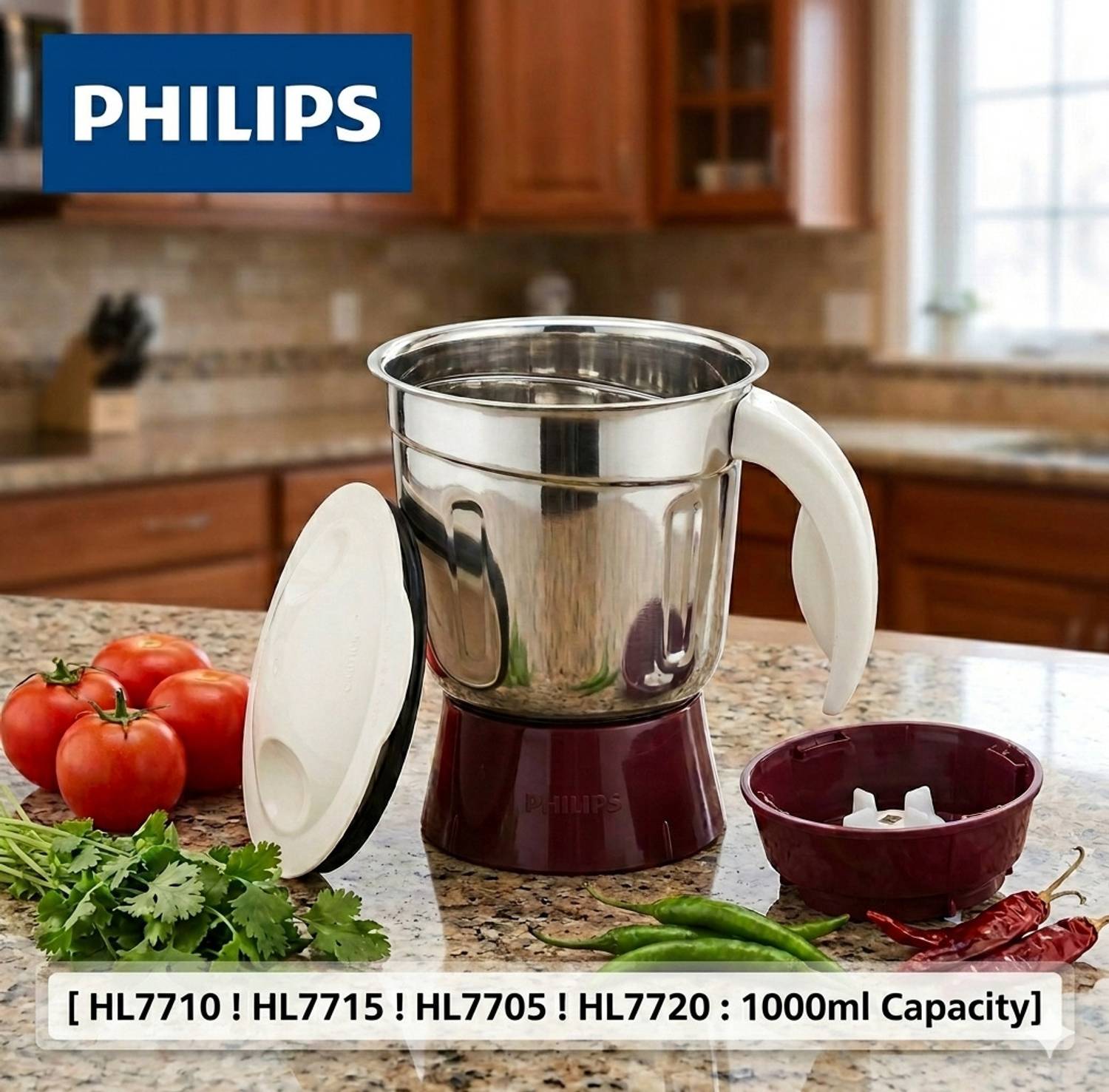 PHILIPS Big Jar For- HL7710/ HL7715/ HL7705/ HL7720 Models Mixer Grinders Mixer Juicer Jar