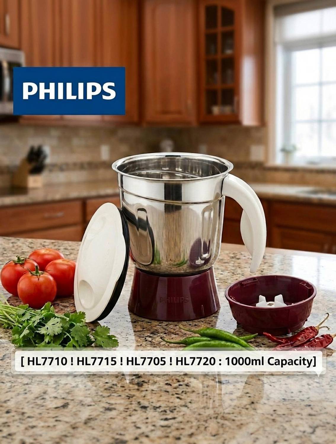 PHILIPS Big Jar For- HL7710/ HL7715/ HL7705/ HL7720 Models Mixer Grinders Mixer Juicer Jar