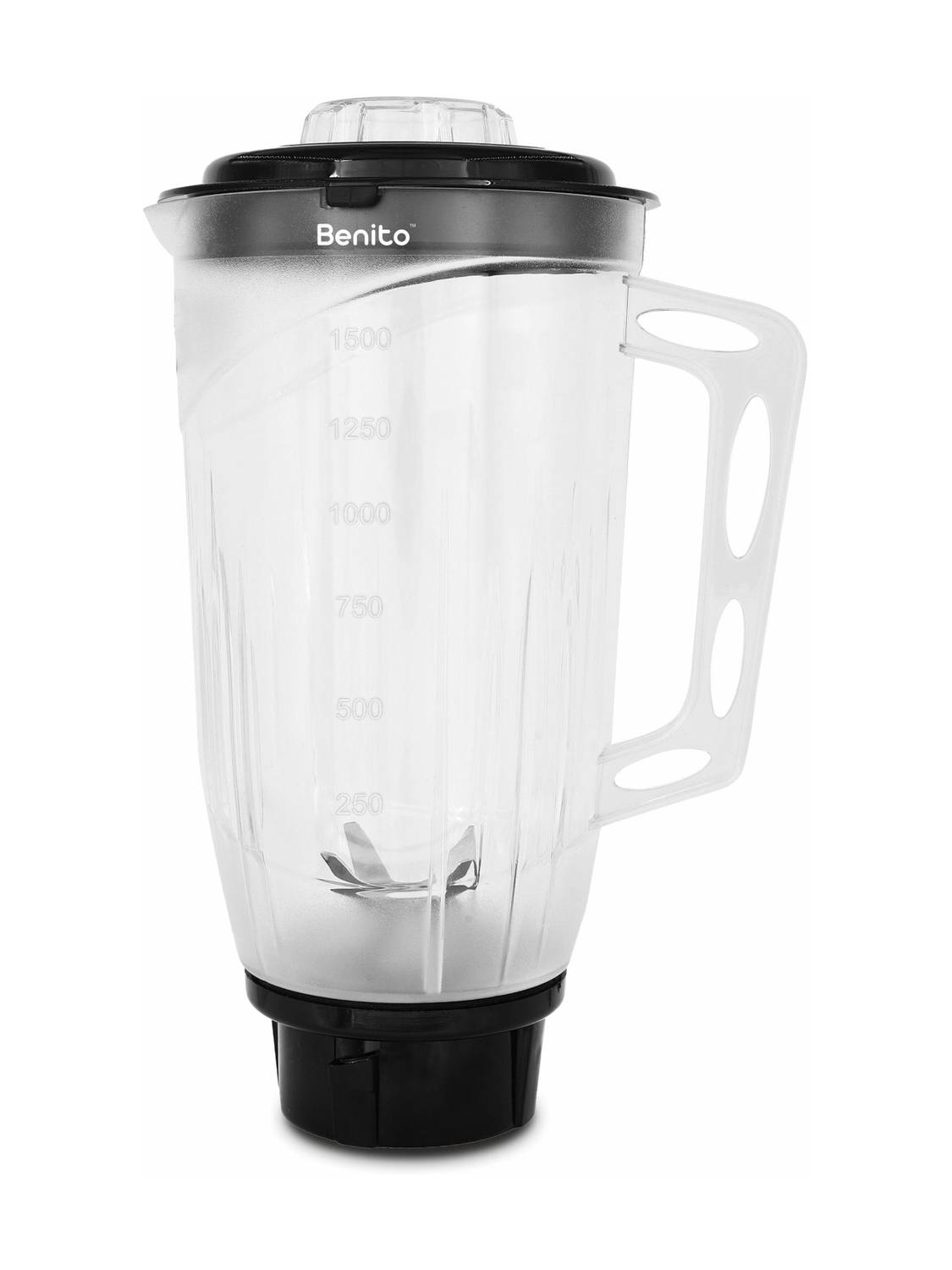 Benito Nova Polycarbonate Juicer Jar for Mixer Grinder-Compatible with 4-Teeth Coupler| Mixer Juicer Jar