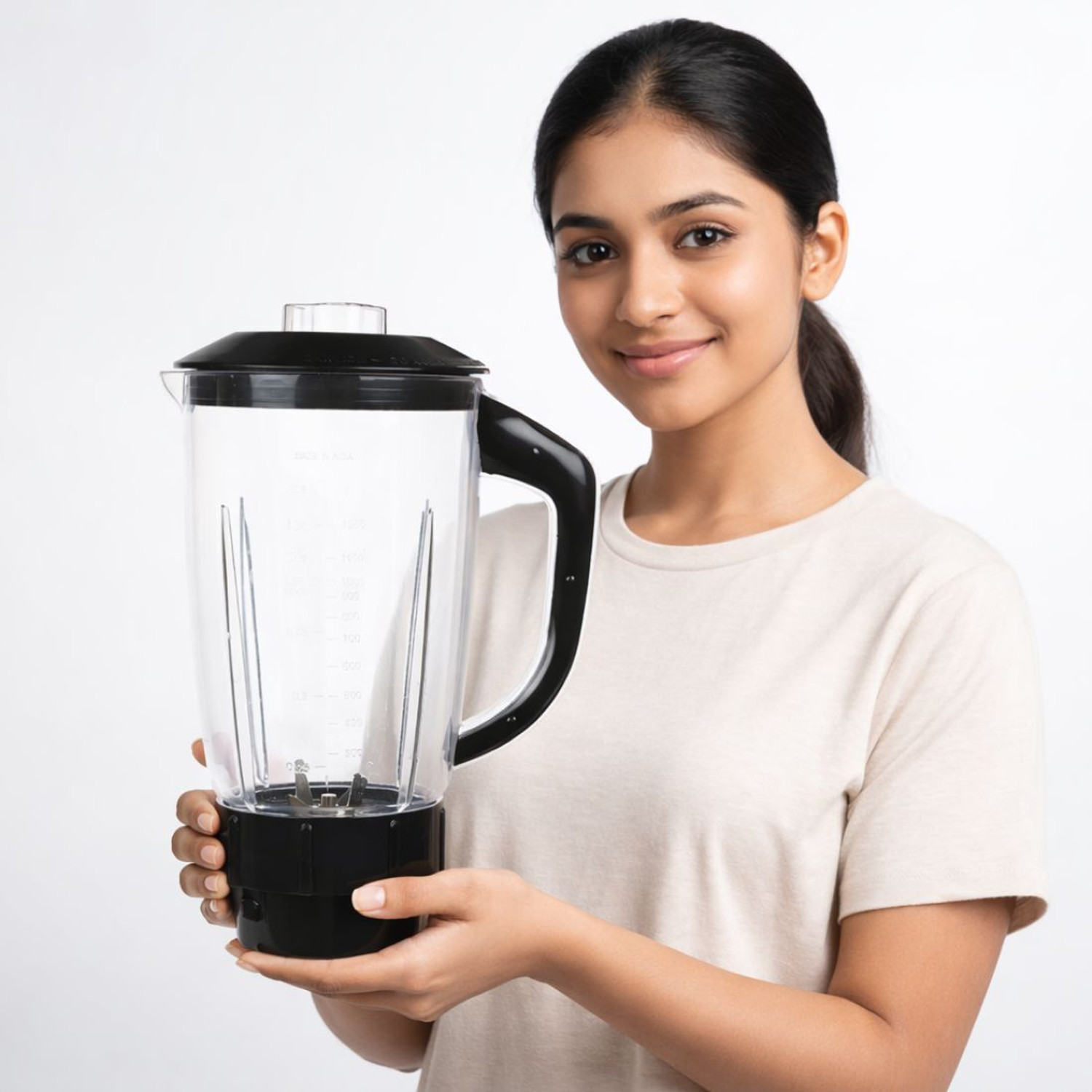 Image of kitchenly Mixer Grinder Juicer Jar 1500ml | ABS Plastic Juicer Jar Mixer Juicer Jar