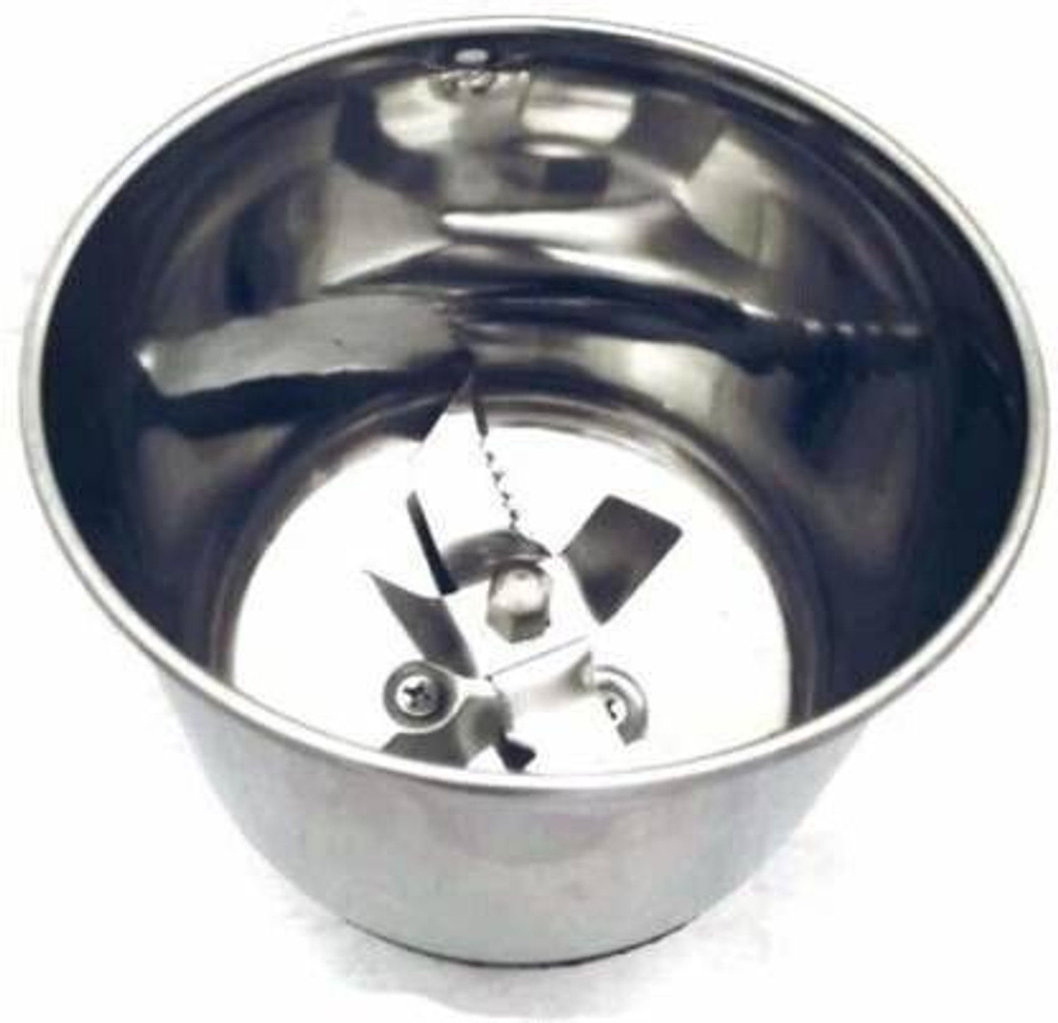 Image of KEVRIZ 500 ML Steel Mixer Grinder Dry jar with lid Chutney Mixer Juicer Jar Mixer Juicer Jar (500 ml)