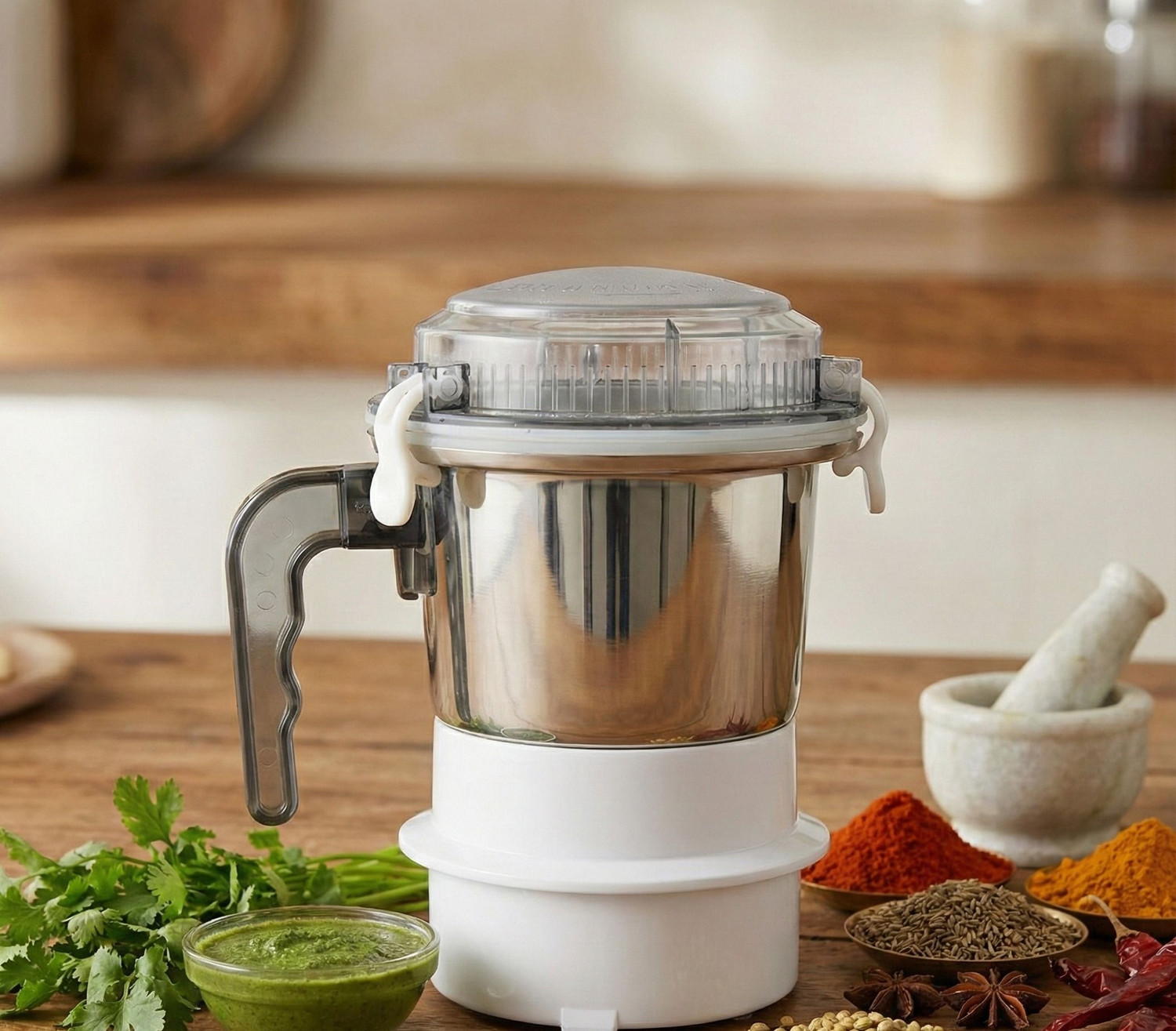 Image of sujhata Sujata Chutney Jar 400 ml | Replacement Jar Designed for Sujata Mixer Grinders Mixer Juicer Jar