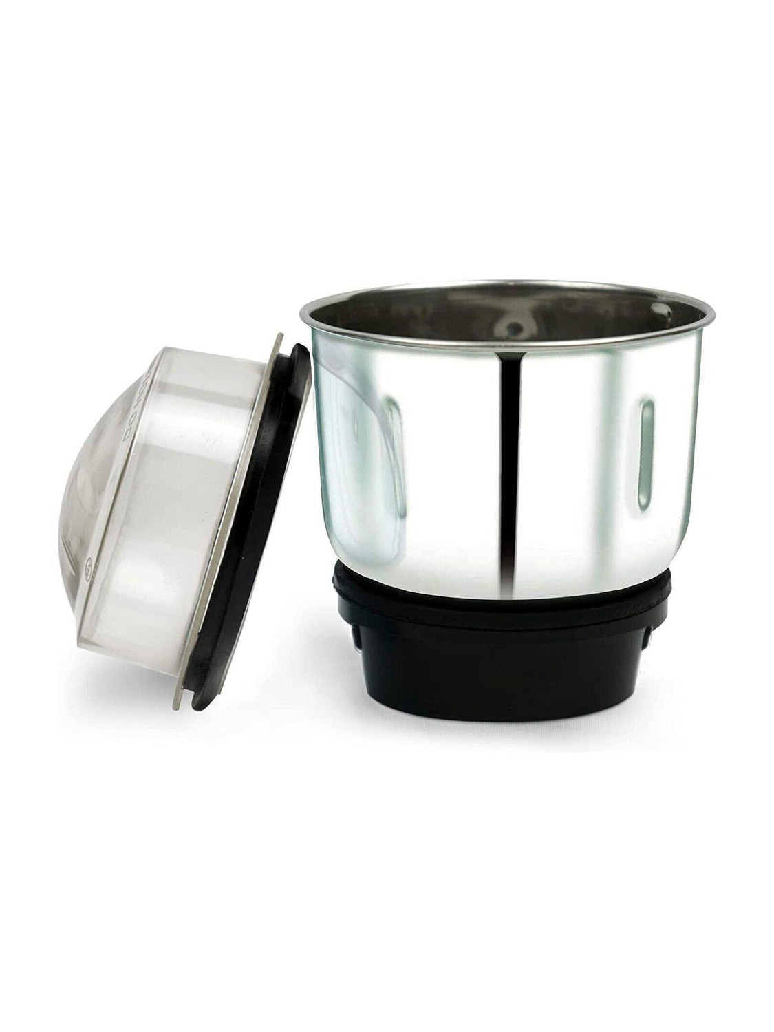 Image of KEVRIZ 500 ML Steel Mixer Grinder Dry jar with lid Chutney Mixer Juicer Jar Mixer Juicer Jar (500 ml)