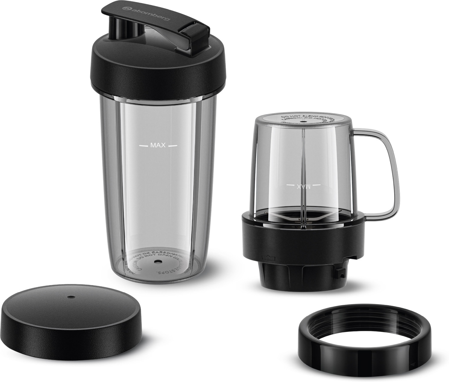 Image of Atomberg Blend&Carry Jar|0.7 Duo Jar|0.4 L Solo Jar|Shake. Sip. Store.| Mixer Juicer Jar