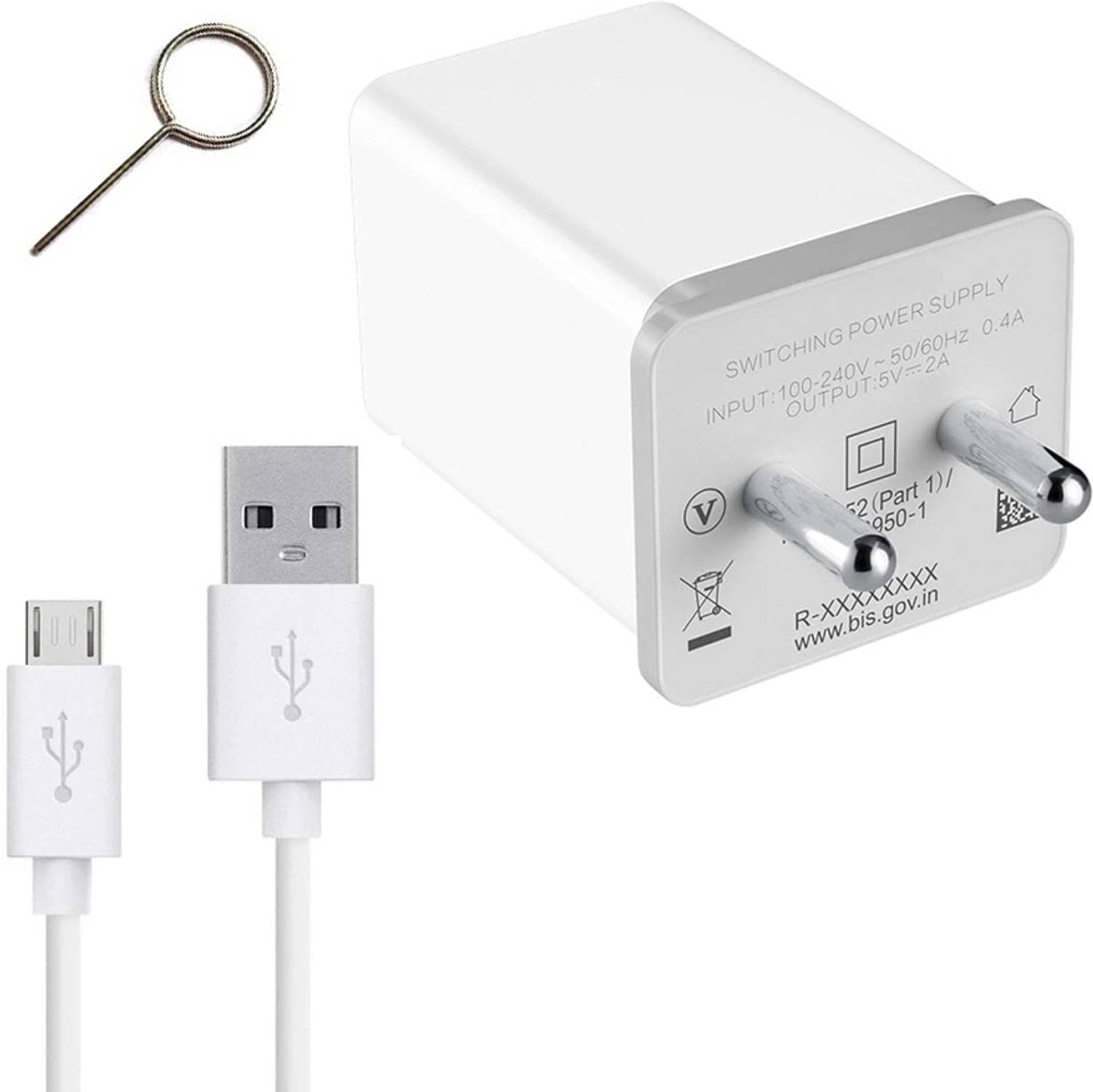 EYNK Wall Charger Accessory Combo for Oppo A83,A37,A71,A57,A15,A15S,A12,A31+2020,A11