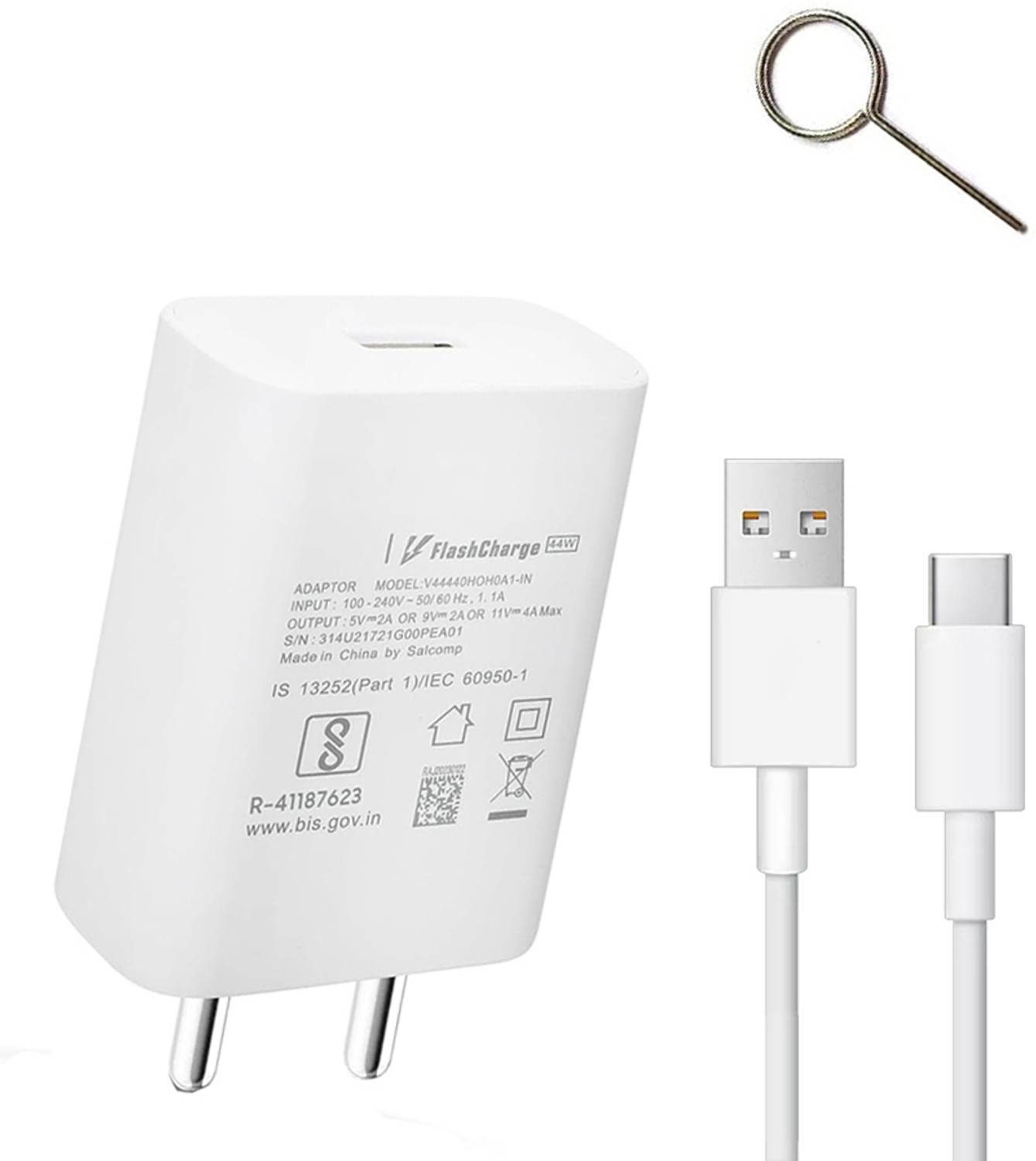 EYNK Wall Charger Accessory Combo for Vivo T1 5g/T1 Pro 5g/T1x/T2 5g/T2x 5g/V20/V21 5g/V21e/V23/X60/T3x/T2