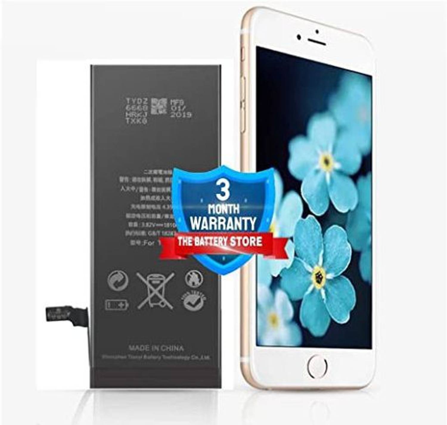 THE BATTERY STORE Mobile Battery For iPhone 6 / 6g A1549 / A1589