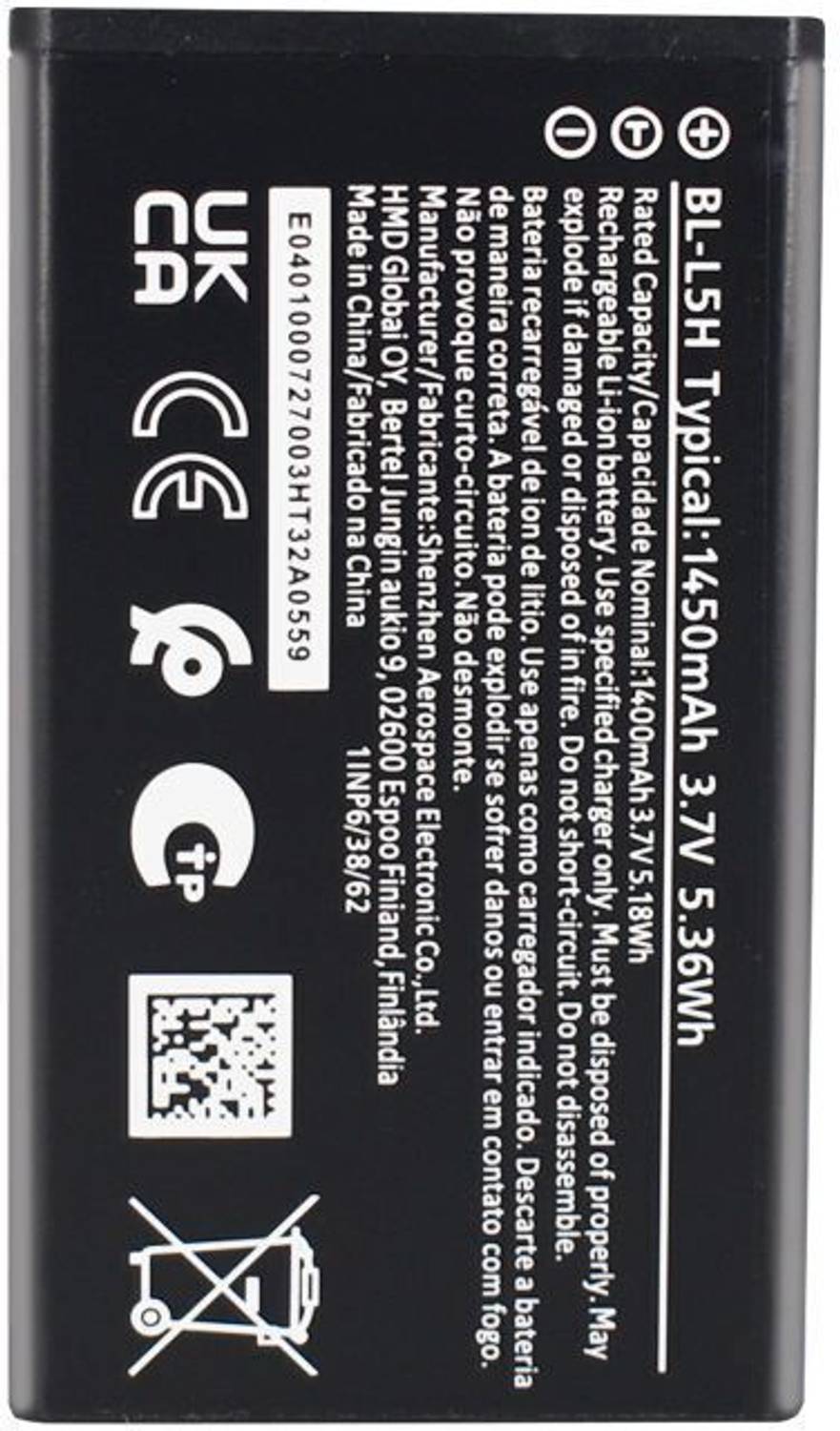 VEHUB Mobile Battery For Compatible Nokia 150 2023 Edition(TA-15