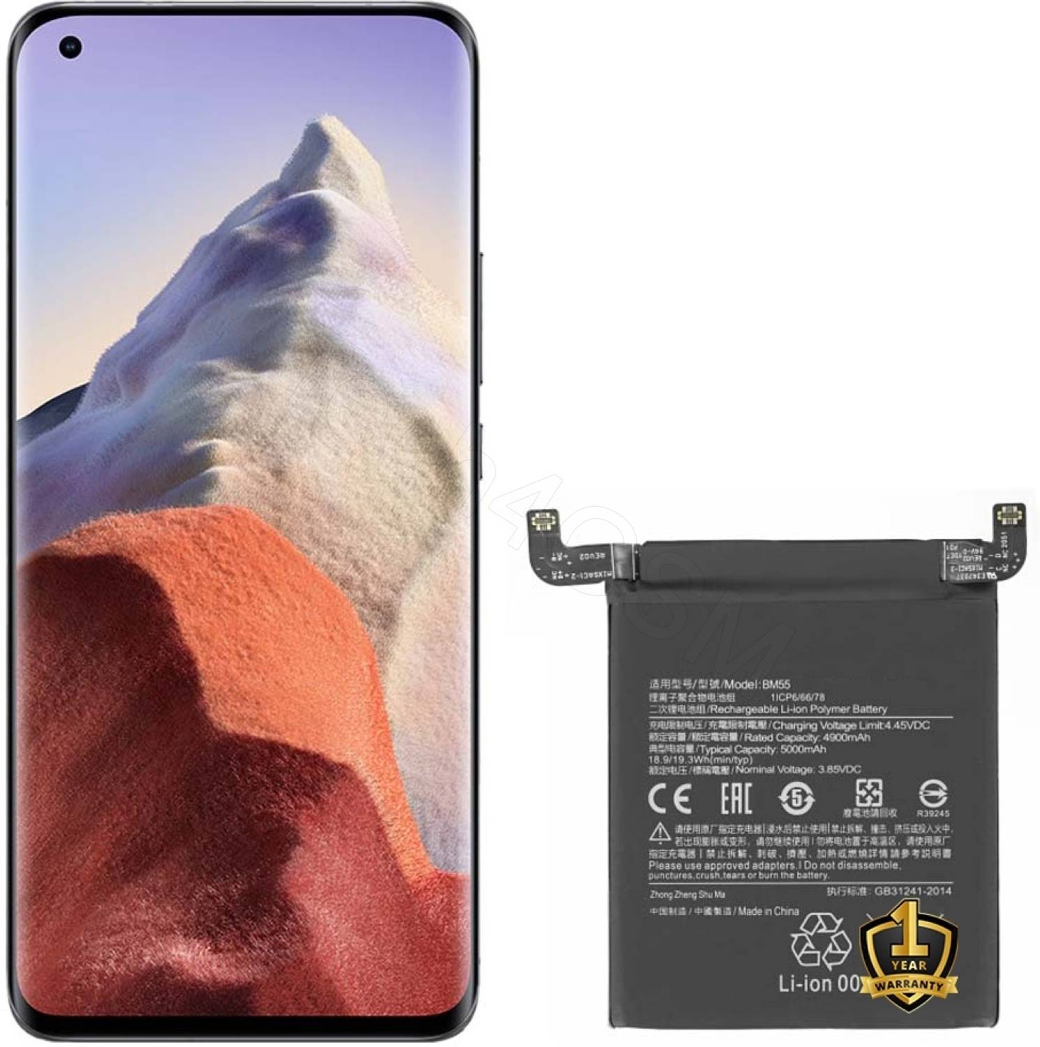 Ximytec Mobile Battery For Xiaomi Mi 11 Pro, Mi 11 Ultra - Image 2
