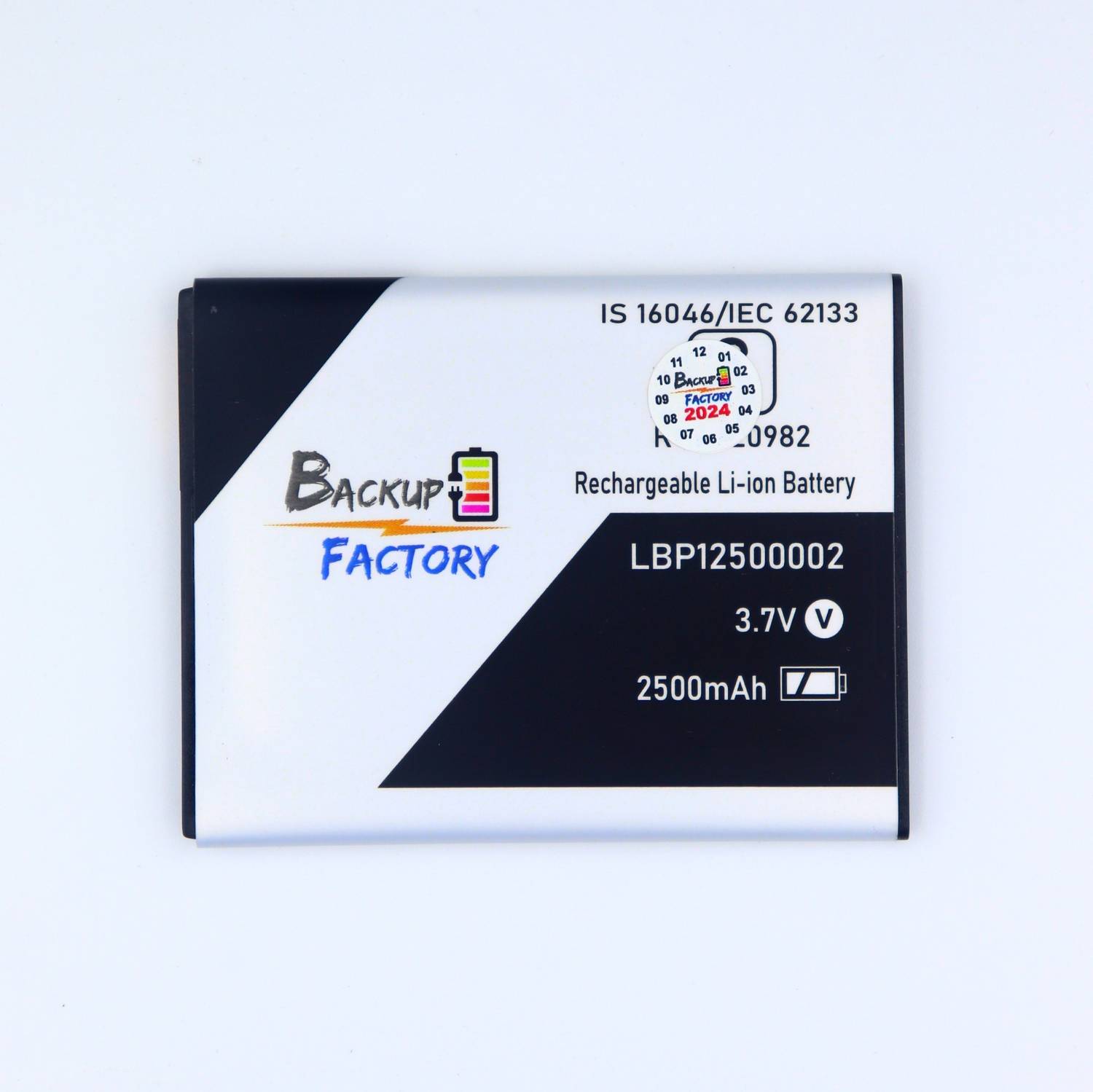 Backup Factory Mobile Battery For Lava LBP12500002 ( Not For Lava X41 Plus Model )