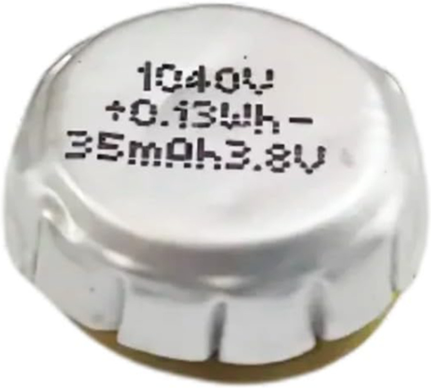 Image of SixOhms Mobile Battery For Universal 3.7V 35mAh Mini Round Rechargeable Li-Polymer Battery Pack of 2
