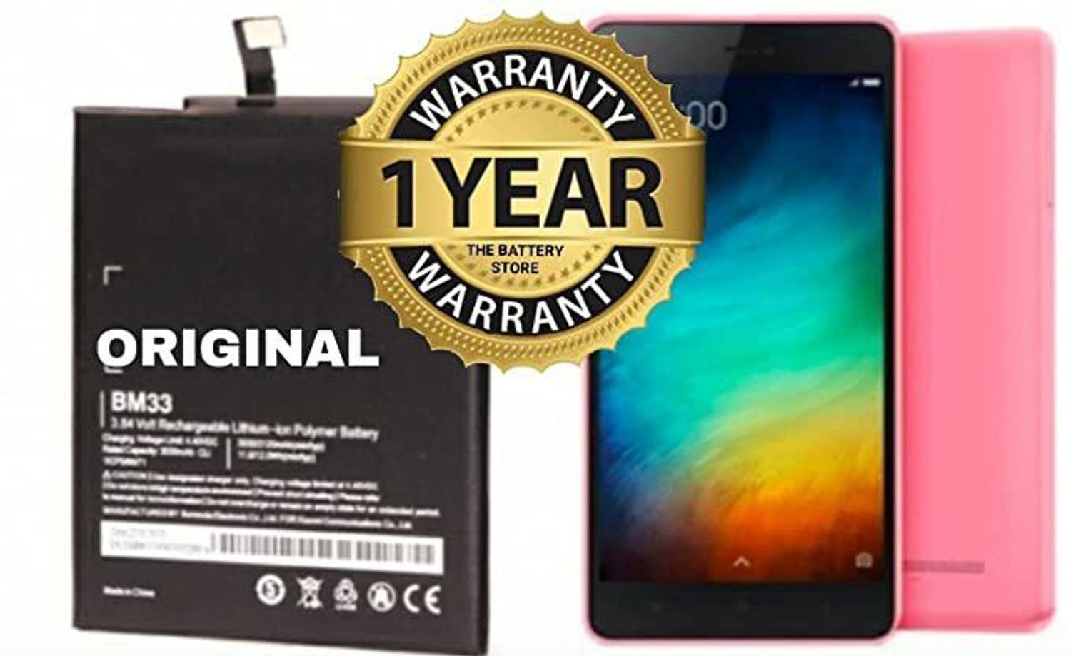 THE BATTERY STORE Mobile Battery For MI 4I Original Battery BM33