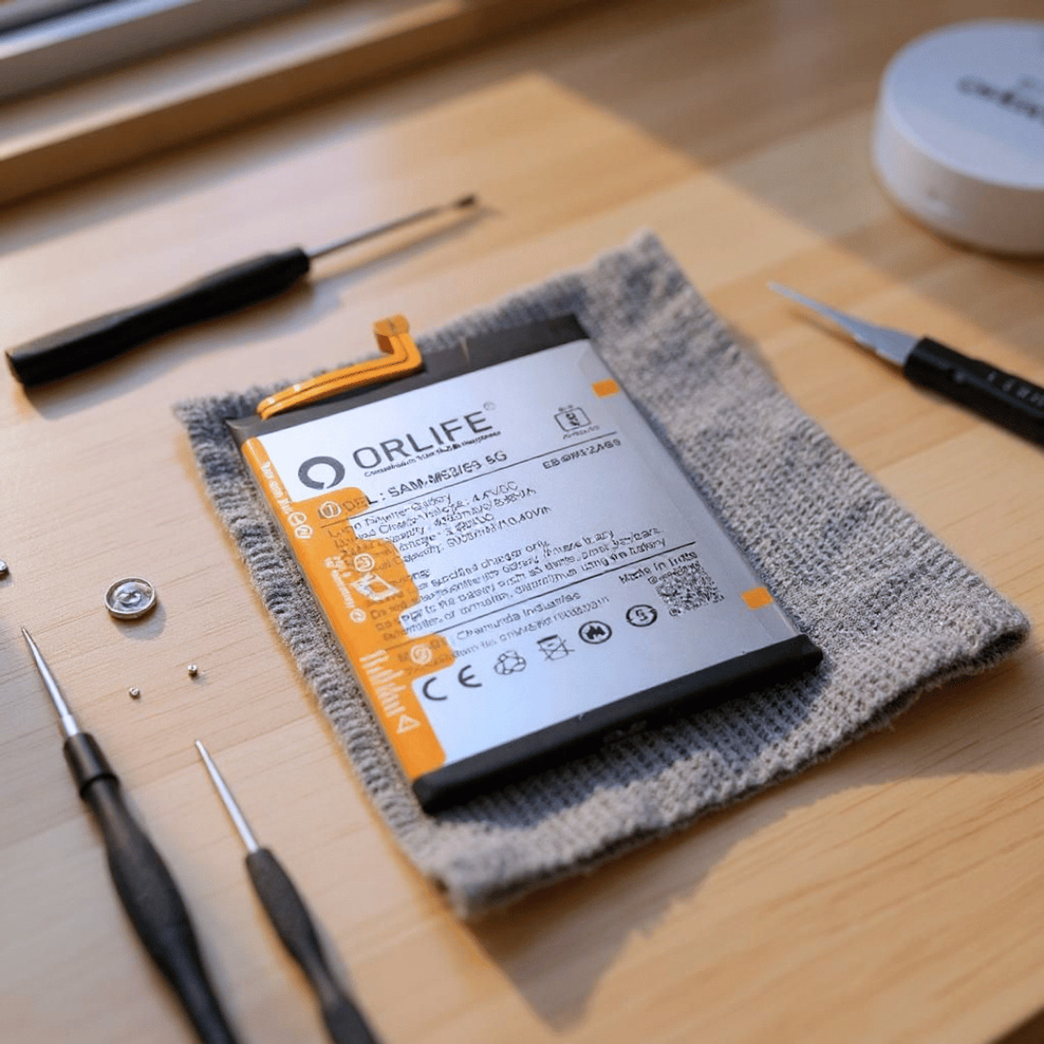 Image of orlife Mobile Battery For Redmi Note 3, Note 3 Pro | BM46 ( 1 Year Replacement Warranty )