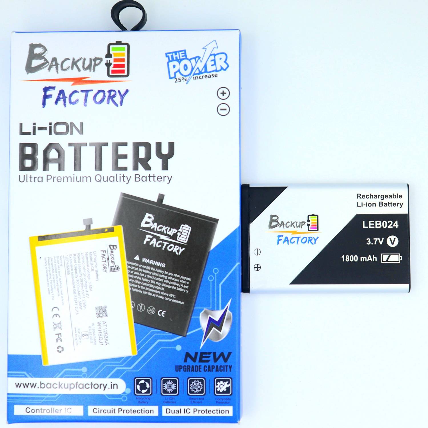 Backup Factory Mobile Battery For Lava LEB024