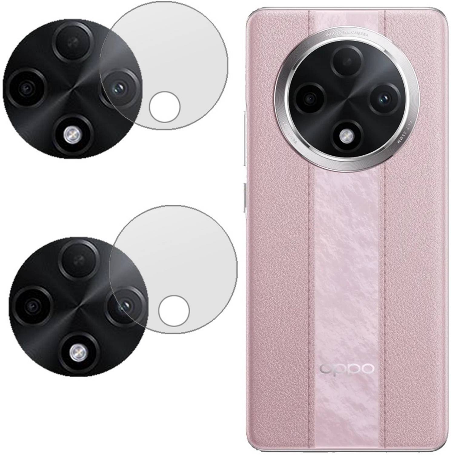 SAEMPIRE Back Camera Lens Glass Protector for OPPO F27 Pro+ 5G (