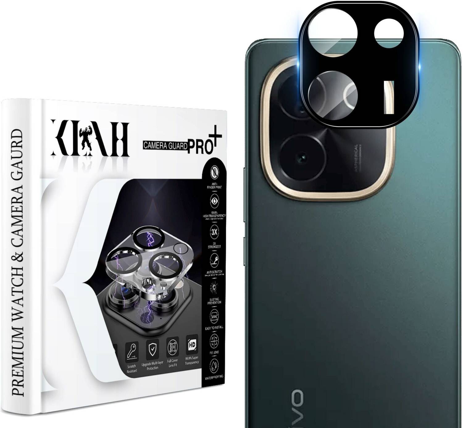 KLAH Back Camera Lens Glass Protector for Vivo T3 Pro 5G