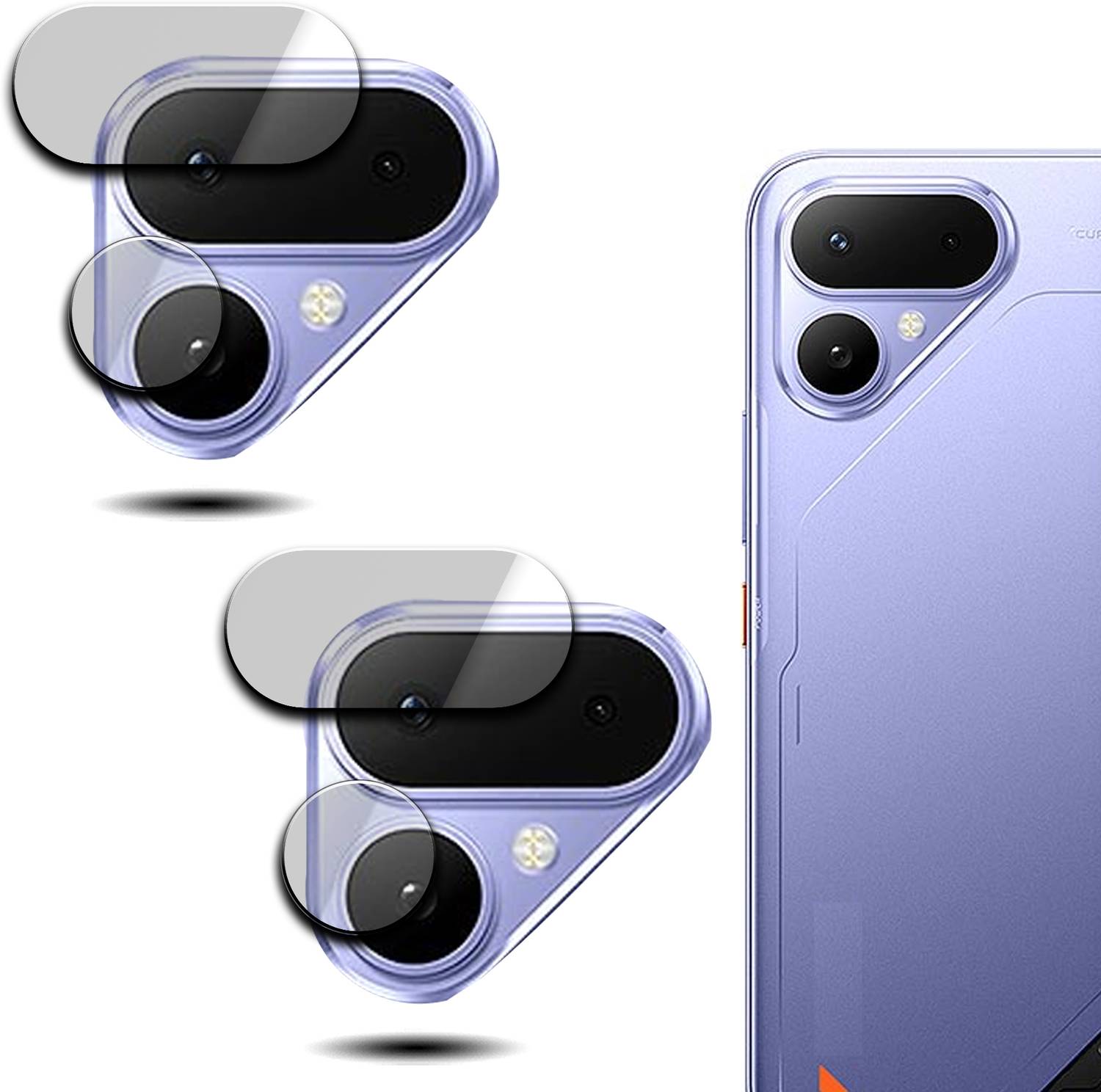 Hi-Cam Back Camera Lens Glass Protector for Tecno Pova Curve 2 5G