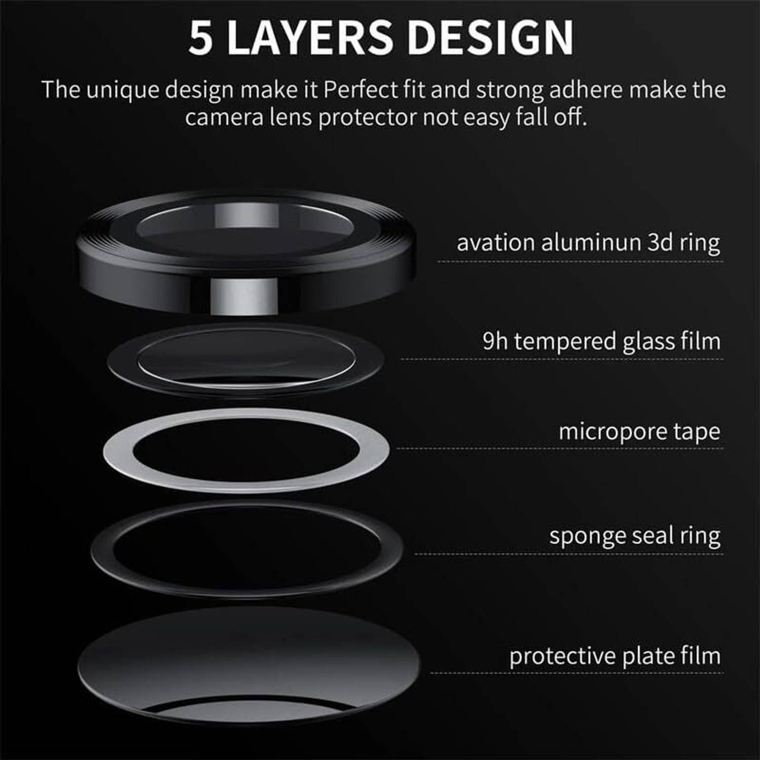 KHR Back Camera Lens Ring Guard for Xiaomi 17T - Image 2