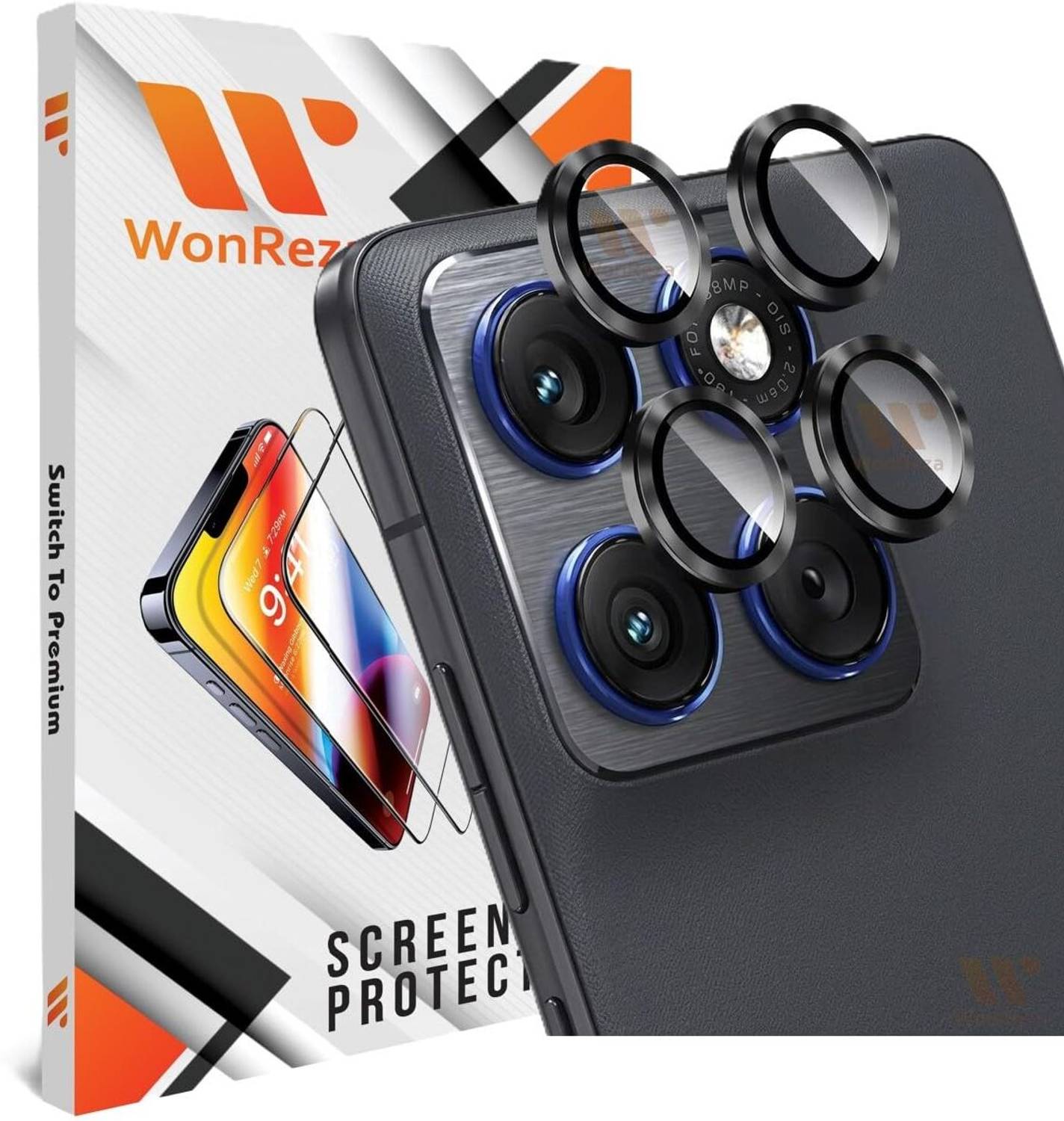 WonReza Back Camera Lens Ring Guard Protector for Motorola Edge 70 Fusion, Motorola Edge 70 Fusion 5G Camera Ring