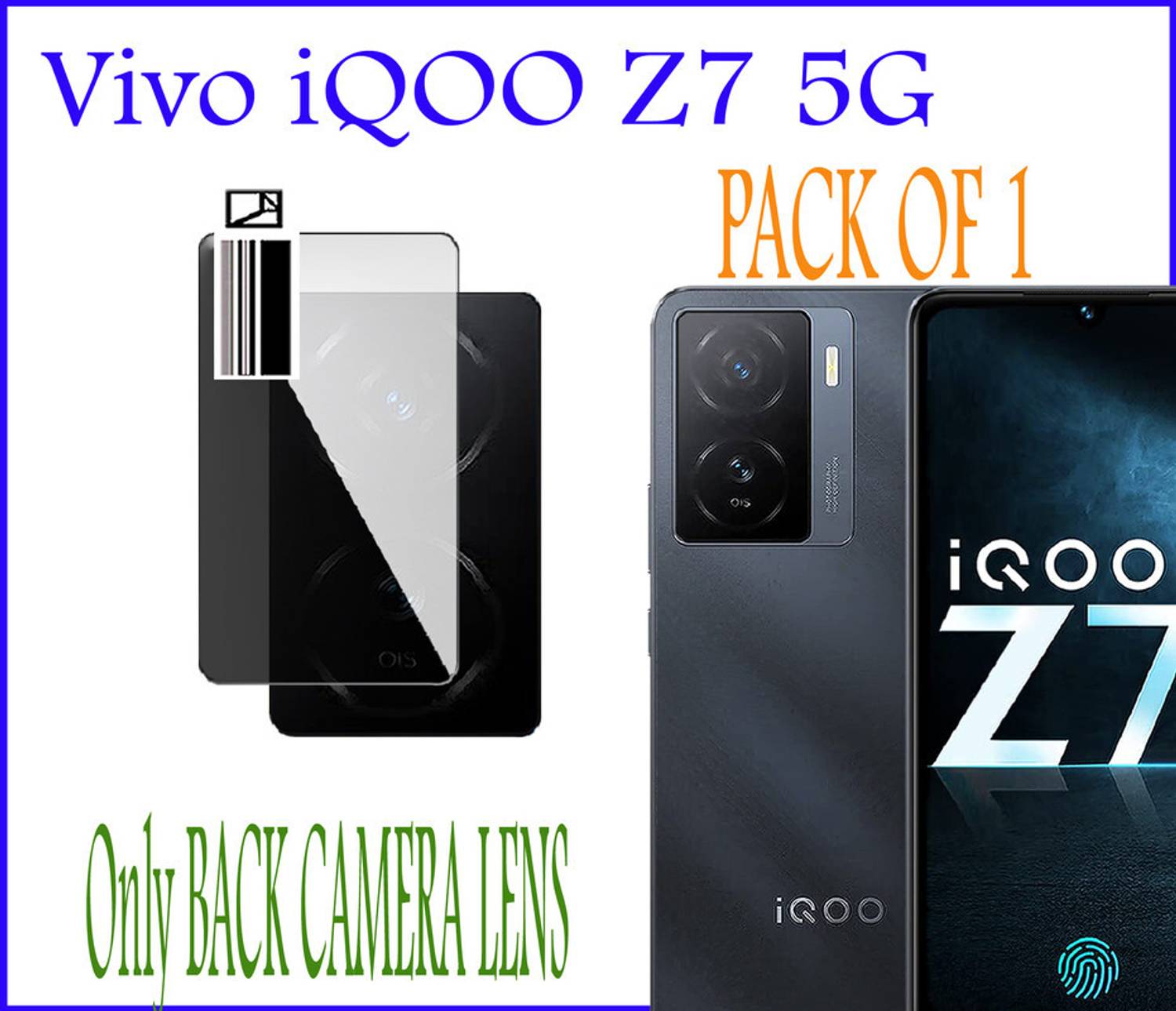 Hideous Back Camera Lens Glass Protector for iQOO Z7 5G