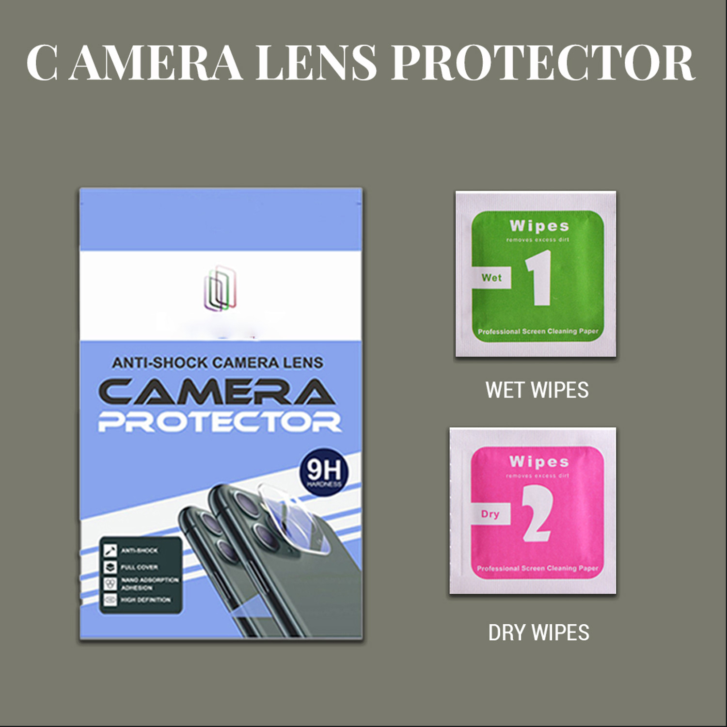 Image of SCREENIX Back Camera Lens Glass Protector for NOTHING PHONE 4a 5G, [Flexible Unbreakable Polycarbonate Material]