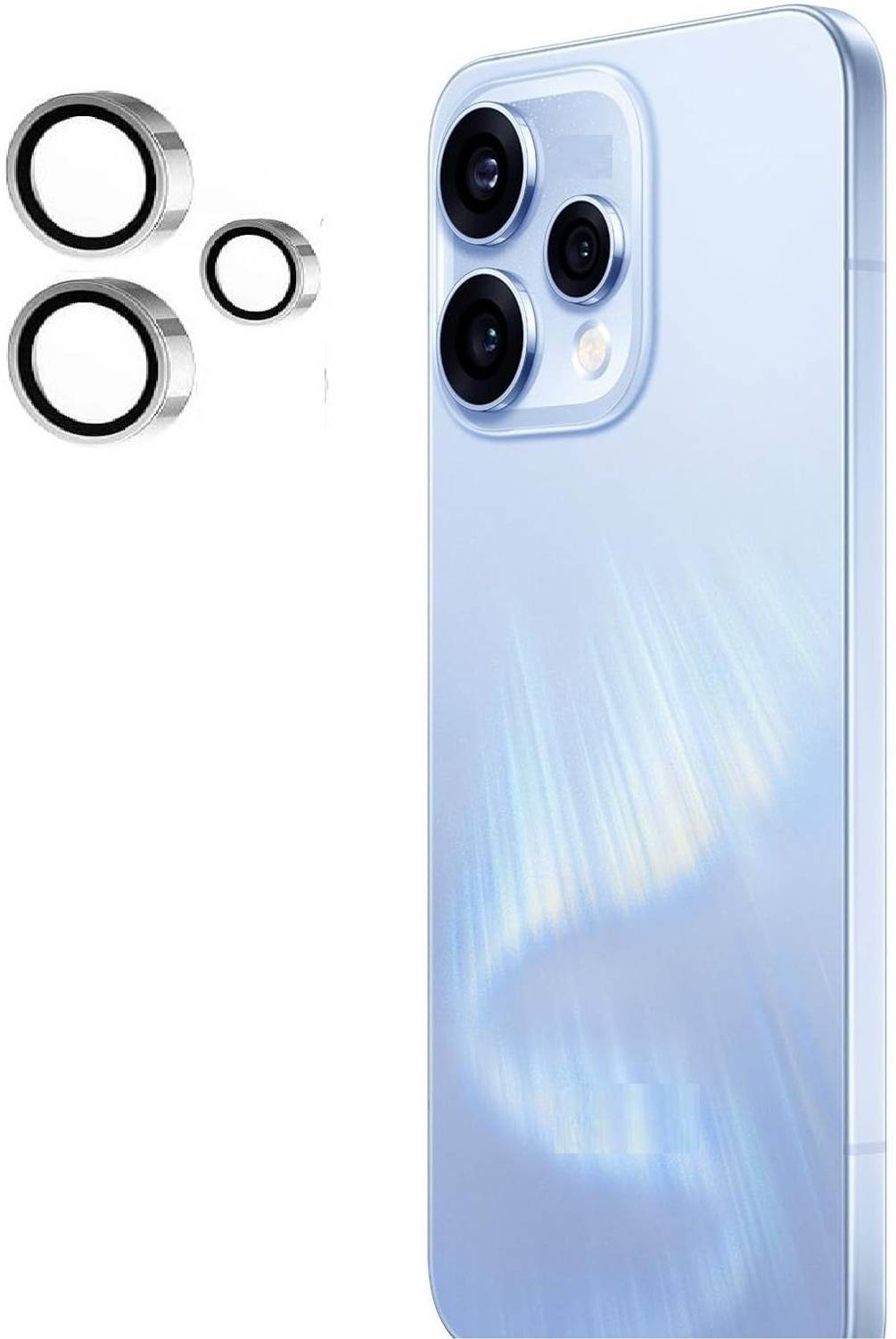 ASVALBUY Back Camera Lens Glass Protector, Camera Lens Ring Guard Protector for OPPO Reno15 5G, oppo reno 15 5G