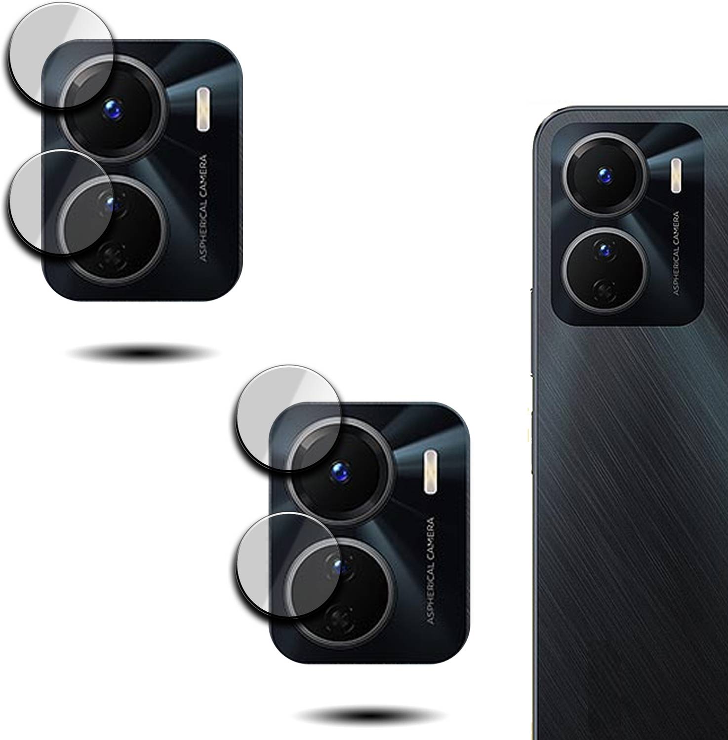 A-star Back Camera Lens Glass Protector for ~ Vivo Y16