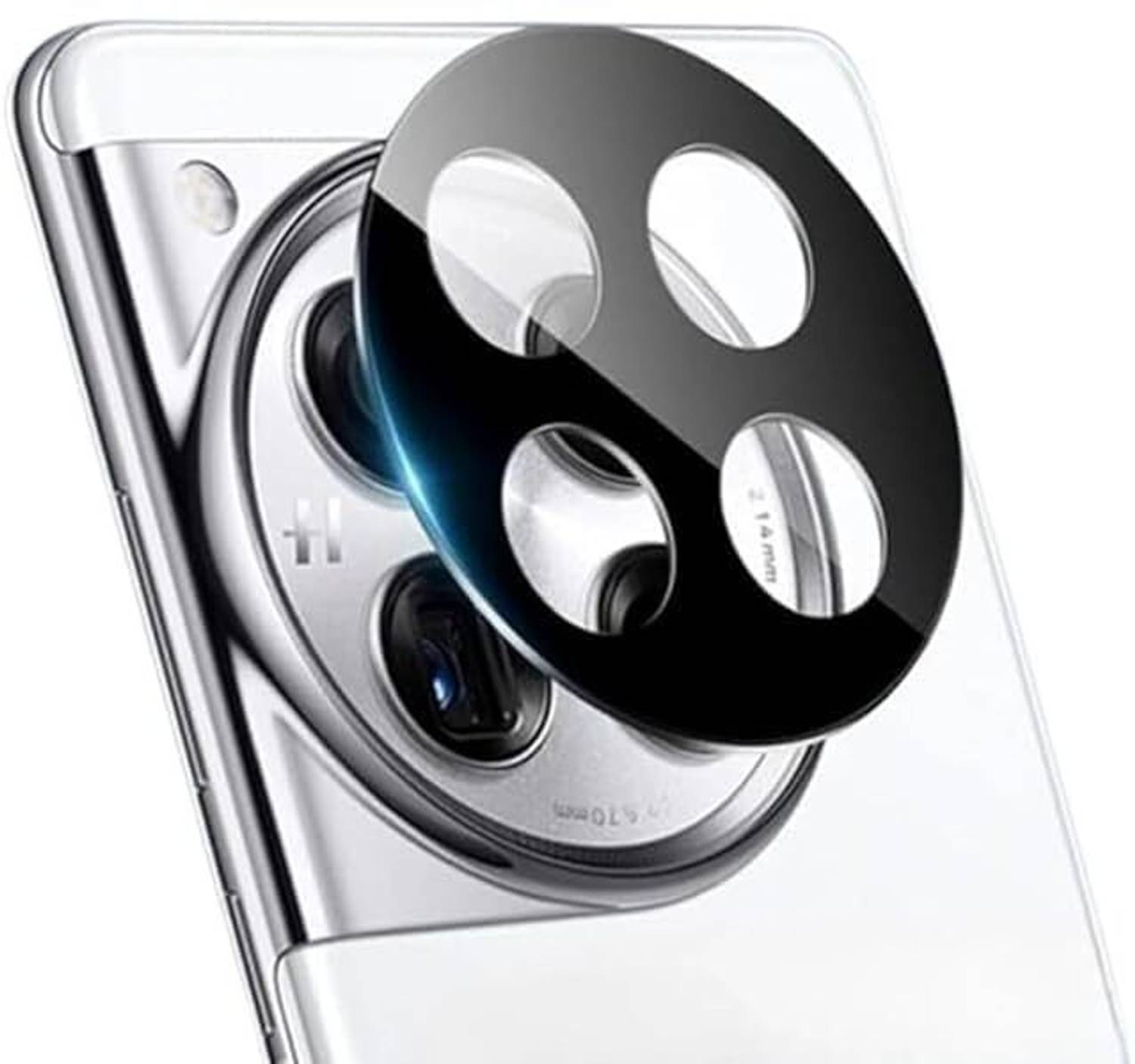 AMEYAA Back Camera Lens Glass Protector for Oneplus 12R [Full Coverage 360 Degree protection Tempered Glass