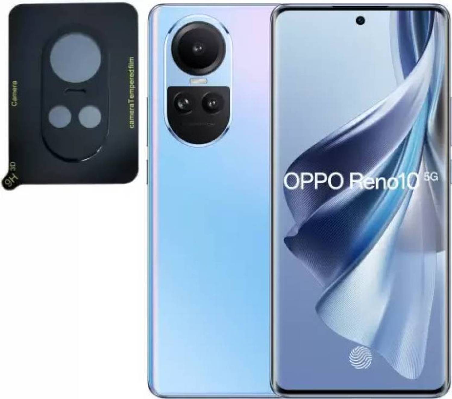 CASELIA Front Camera Lens Glass Protector for OPPO Reno 10 5G
