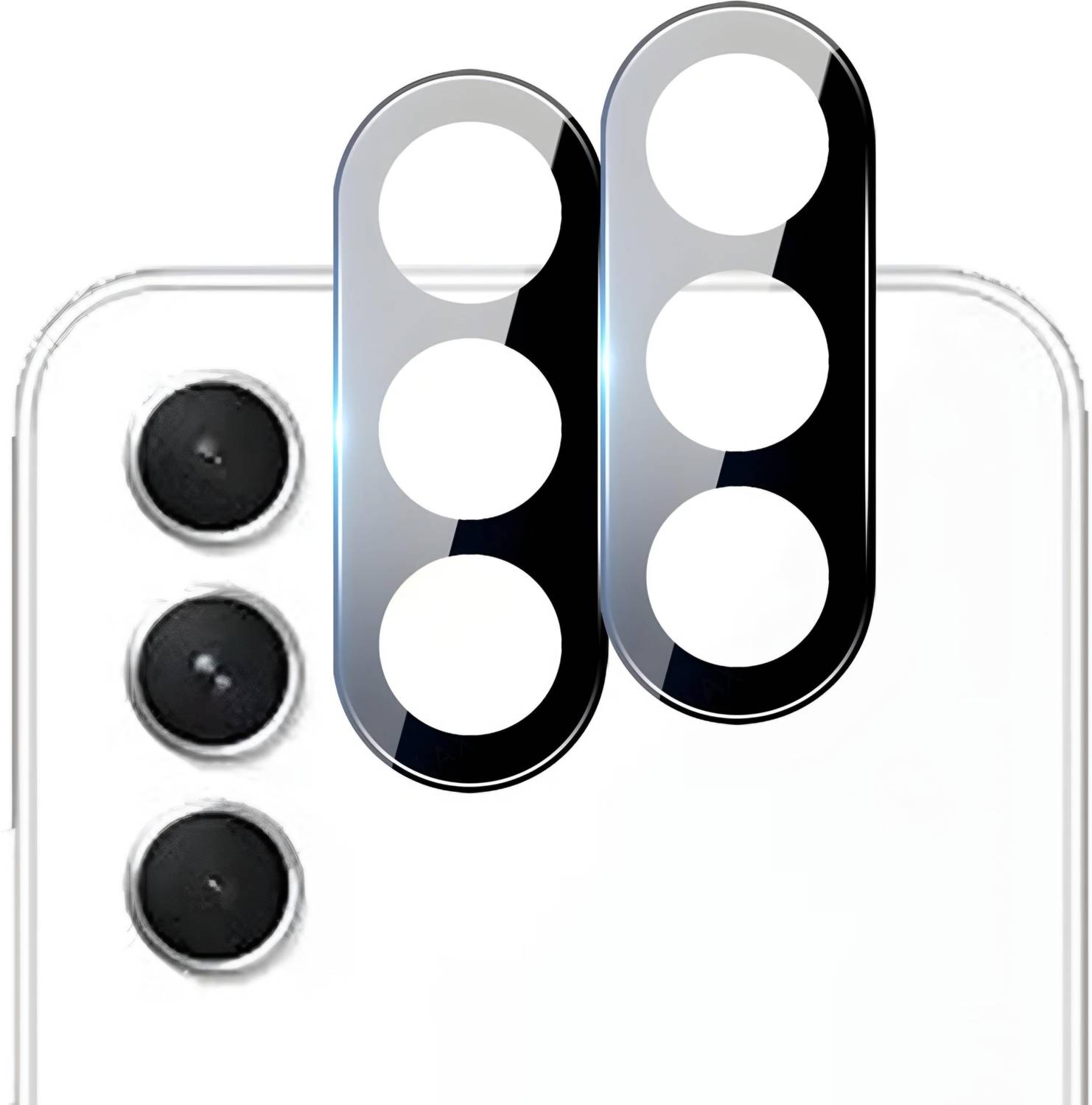 CASELIA Back Camera Lens Glass Protector for Samsung Galaxy S23 FE 5G, Camera Lens Protector for SAMSUNG Galaxy S23 FE 5G