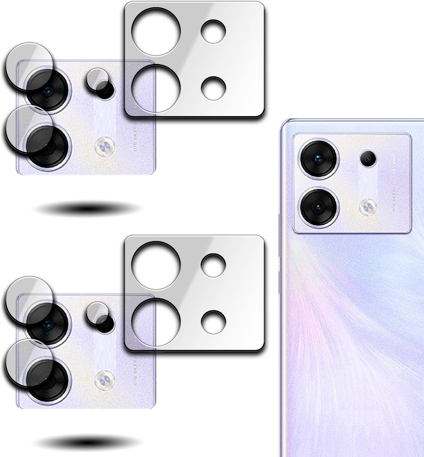 A-star Back Camera Lens Glass Protector for Infinix Zero 30 5G