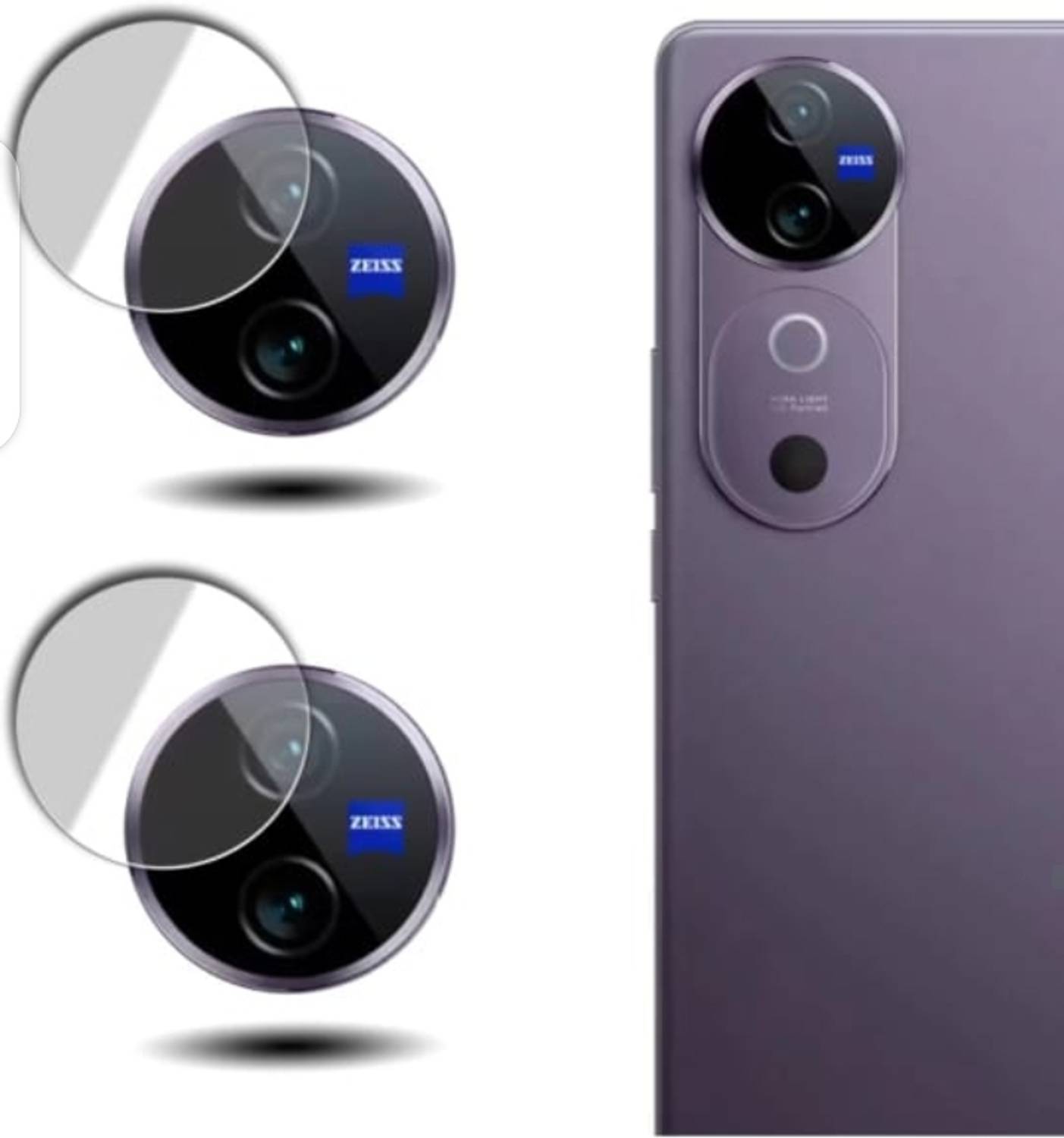 AHWAVEEDA Back Camera Lens Glass Protector for VIVO V40 5G CAMERA LENS ( PACK OF 2)