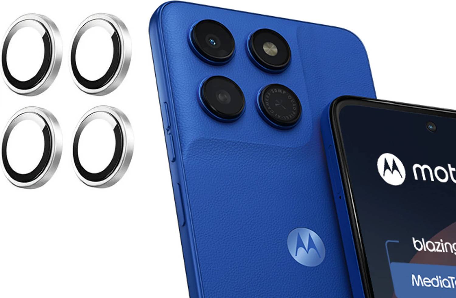 GDBUY Back Camera Lens Glass Protector for MOTOROLA g37 Power, MOTO g37 Power