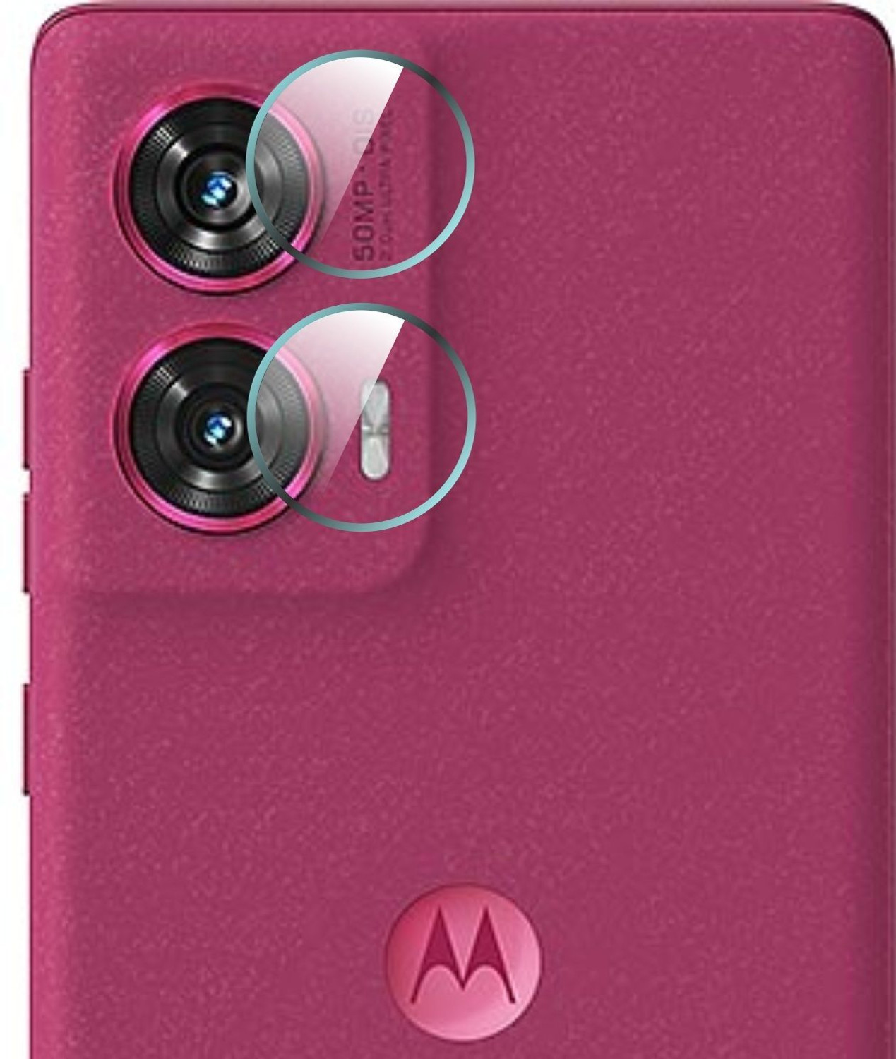 Image of SHAKU Back Camera Lens Glass Protector for Motorola Moto G96