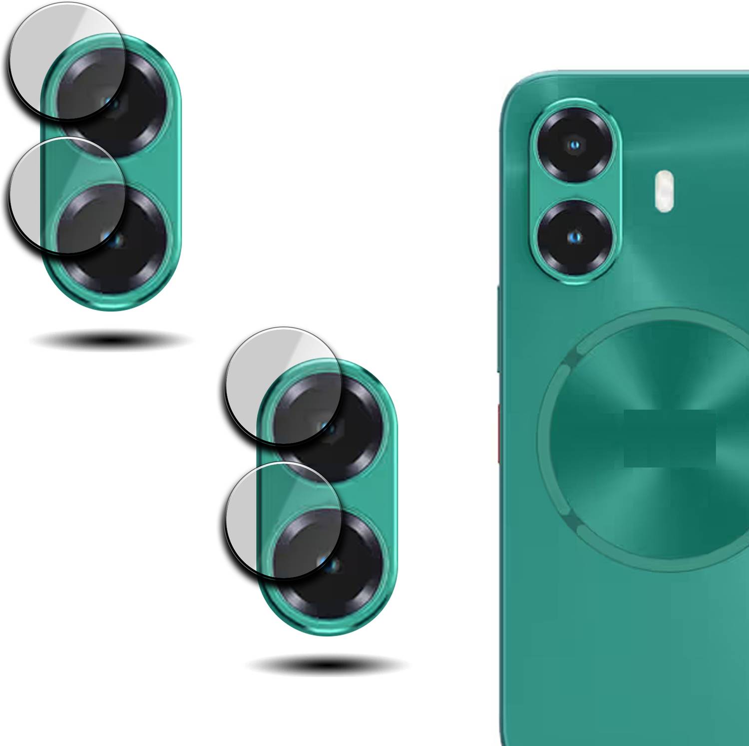 Hi-Cam Back Camera Lens Glass Protector for Ai+ Nova 2 Ultra 5G