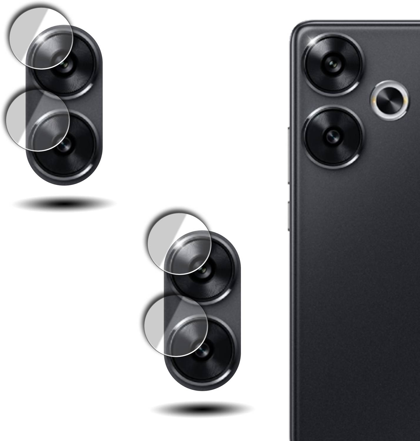 A-star Back Camera Lens Glass Protector for Poco F6 5G