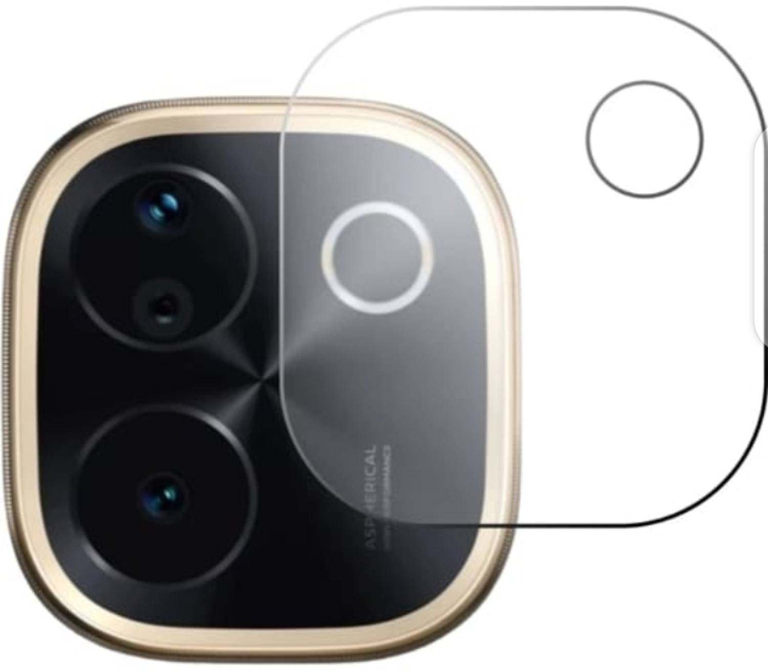 AHWAVEEDA Back Camera Lens Glass Protector for VIVO T3 PRO 5G CAMERA LENS