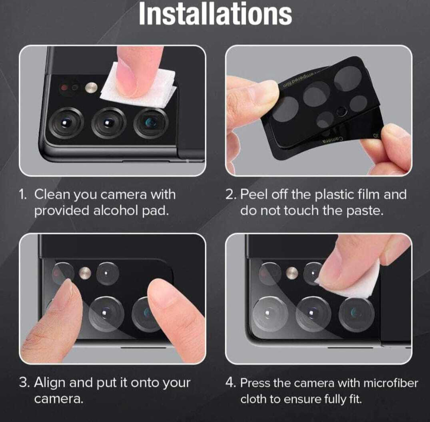 Image of FAIYER BEAT Back Camera Lens Glass Protector for xiaomi 14 pro 5g