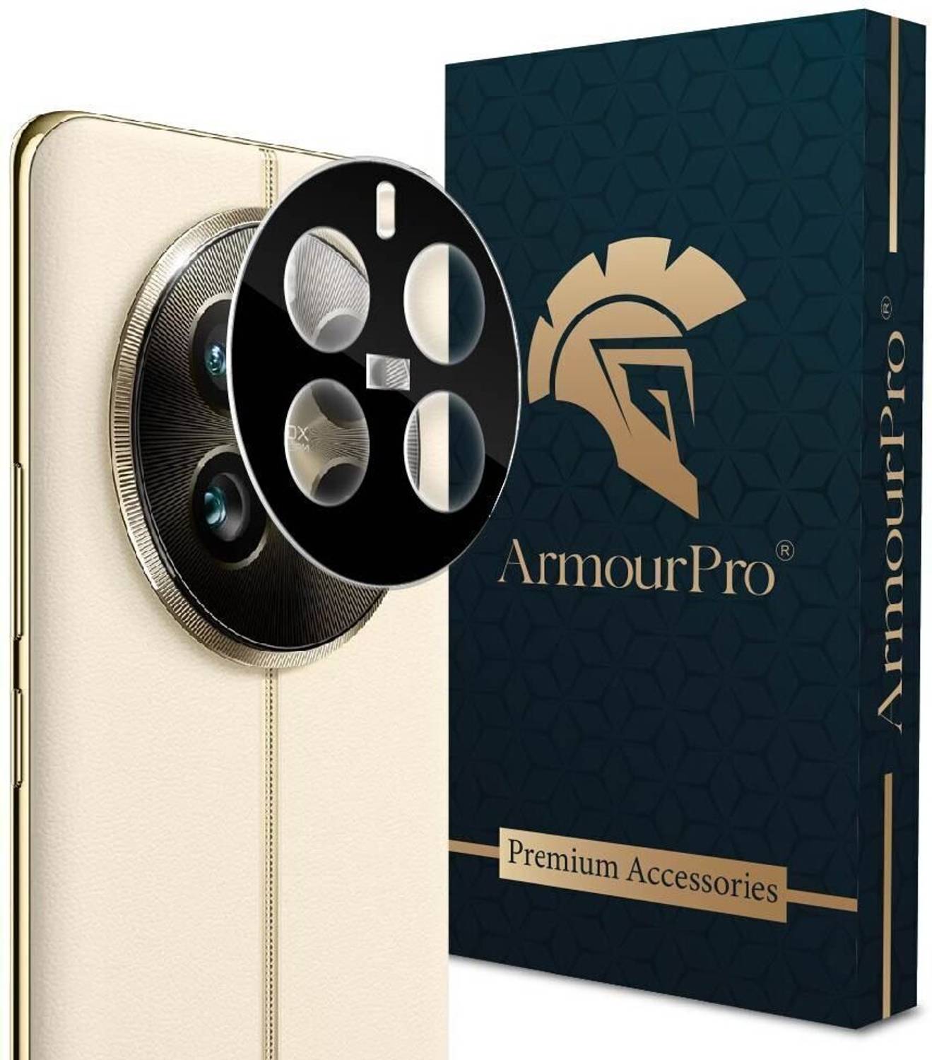ArmourPro Back Camera Lens Glass Protector for Realme 12 Pro 5G,