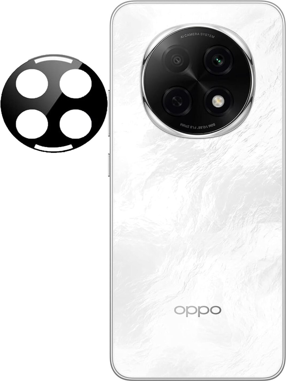 Image of AKSHUD Back Camera Lens Glass Protector for OPPO F29 Pro 5G (Pack of: 1)