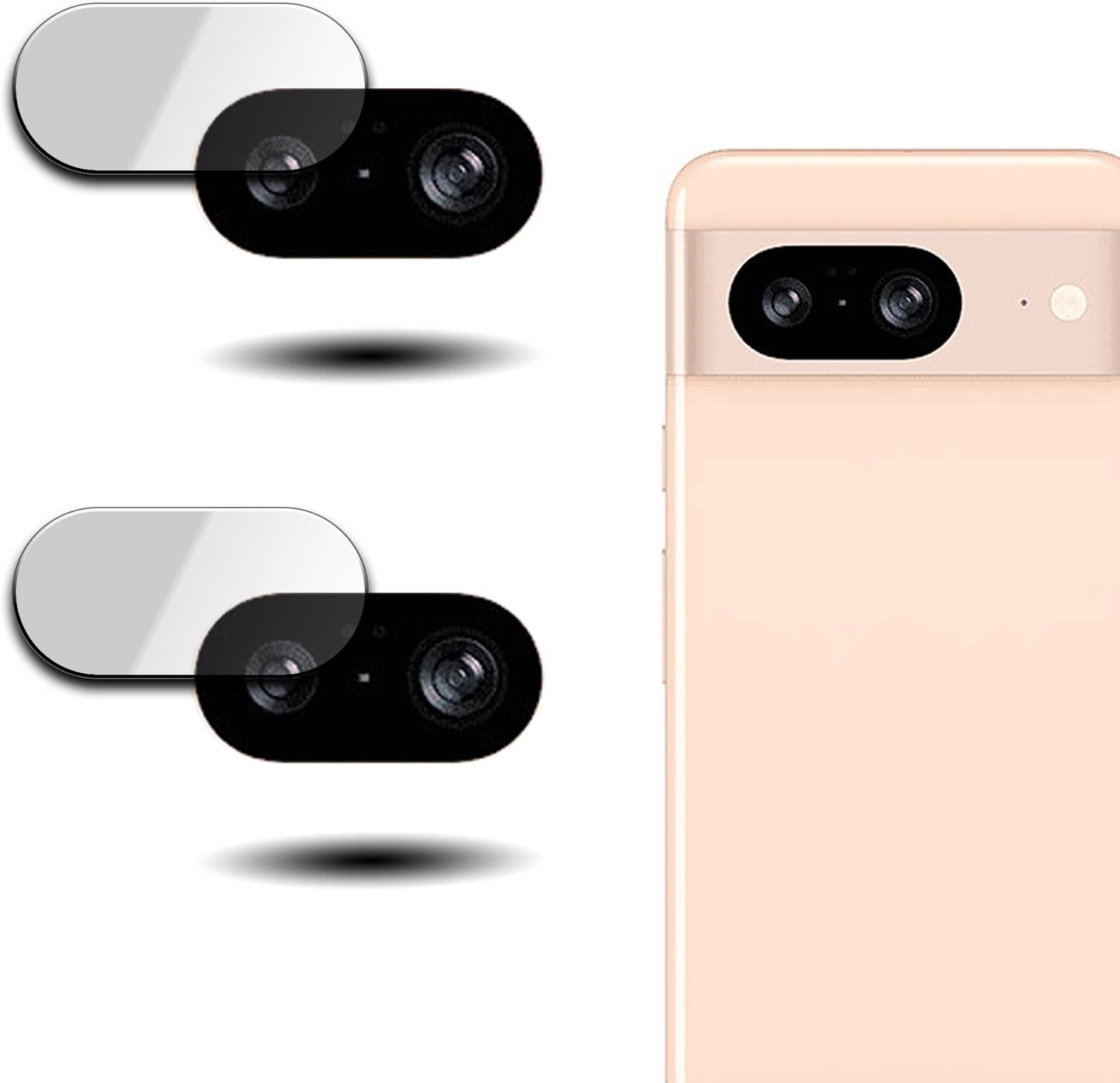 Hi-Cam Back Camera Lens Glass Protector for - Google Pixel 8