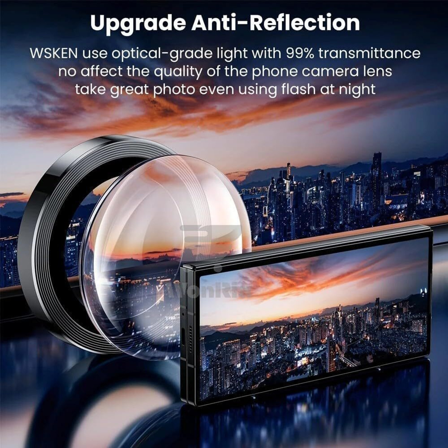 Image of WonRia Back Camera Lens Ring Guard Protector for Vivo V70, Vivo V70 Elite 5G Camera Ring