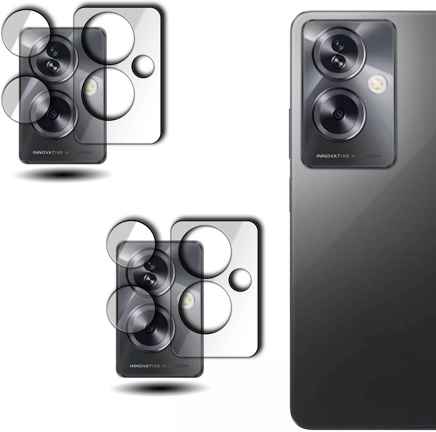ASTARD Back Camera Lens Glass Protector for OPPO A79 5G