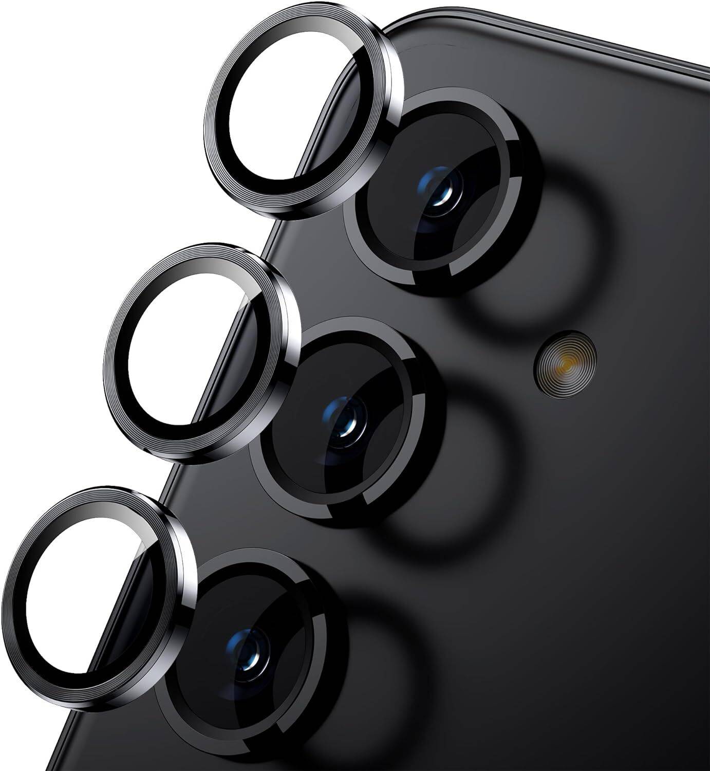 UNIKWORLD Back Camera Lens Ring Guard Protector, Camera Lens Glass Protector for Samsung Galaxy S24