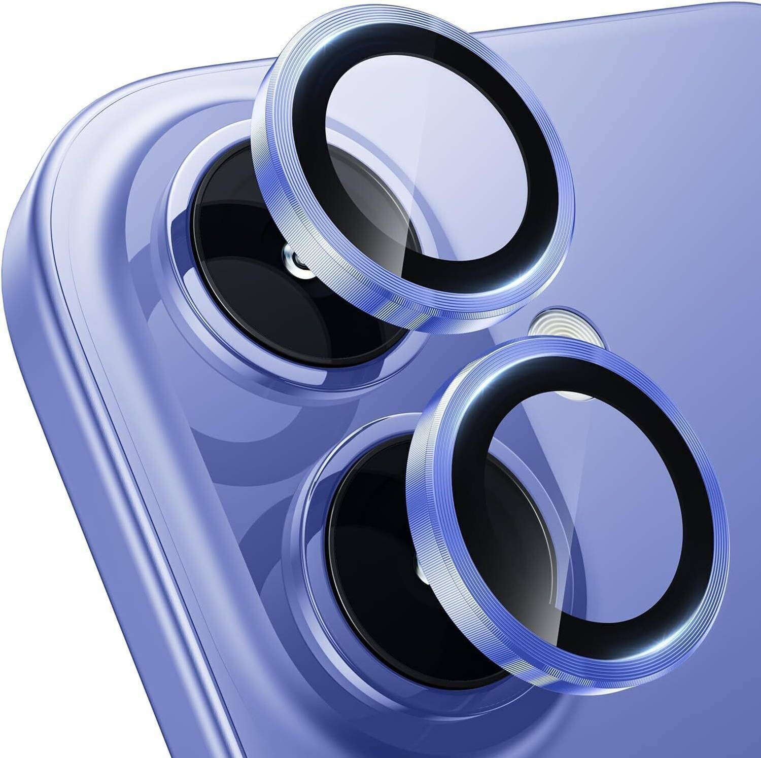 Girind Back Camera Lens Glass Protector for Apple iPhone 16 Plus, iPhone 16