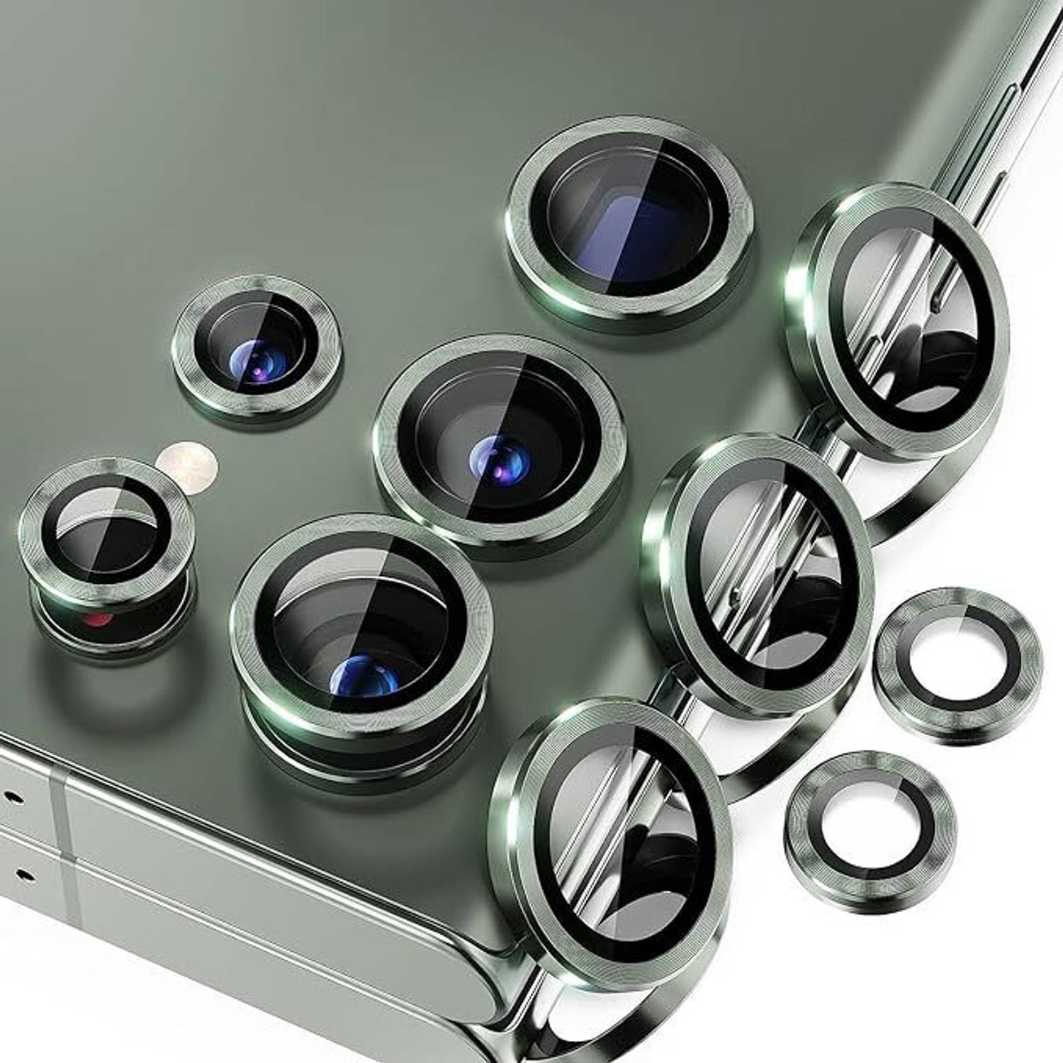Bulkwala Back Camera Lens Ring Guard Protector for Samsung Galaxy S23 Ultra Camera Lens Protector, Scratch-Resistant prove