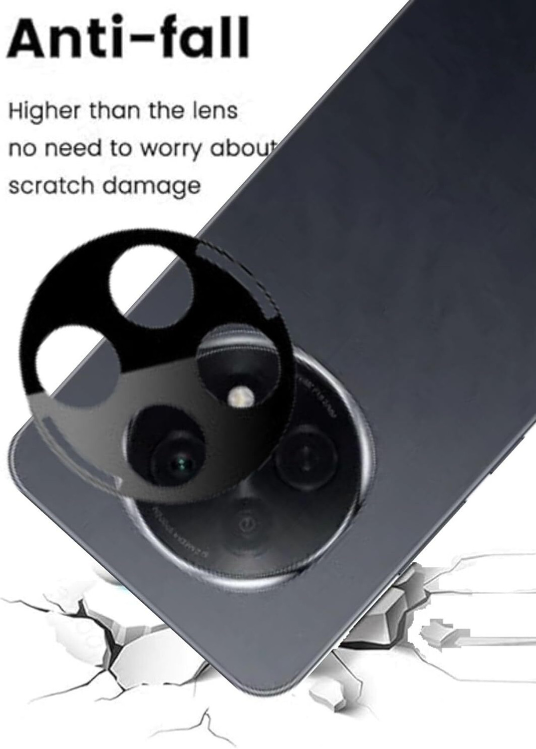 Image of AKSHUD Back Camera Lens Glass Protector for OPPO F29 Pro 5G (Pack of: 1)